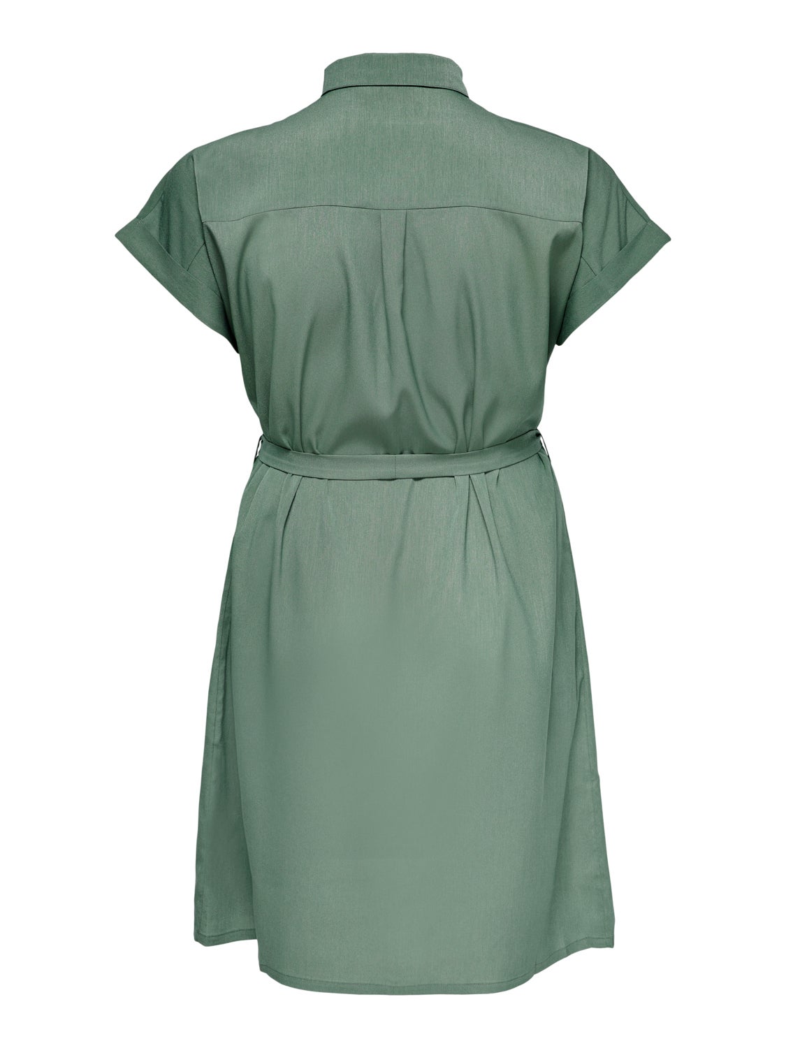 Curvy tie belt Shirt dress