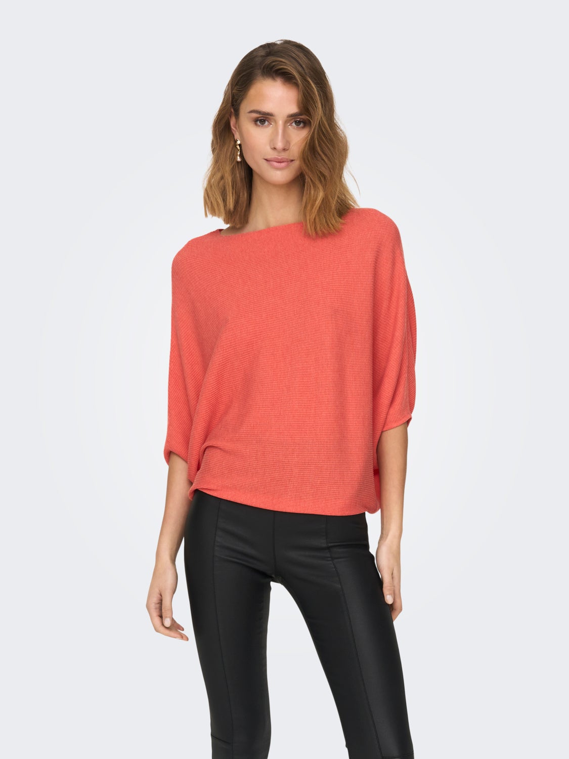 Batsleeve Knitted Pullover