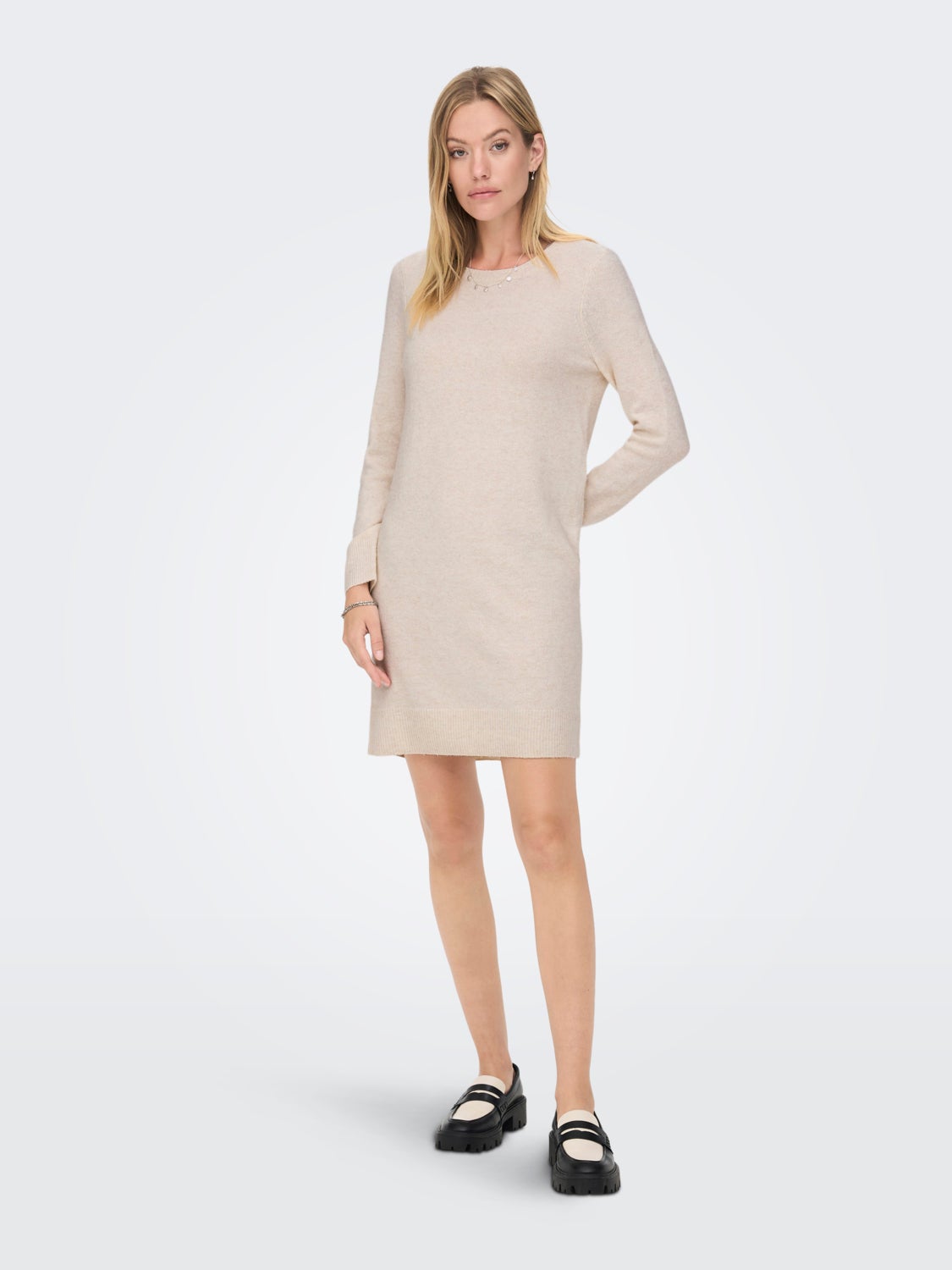 Long sleeved Knitted Dress