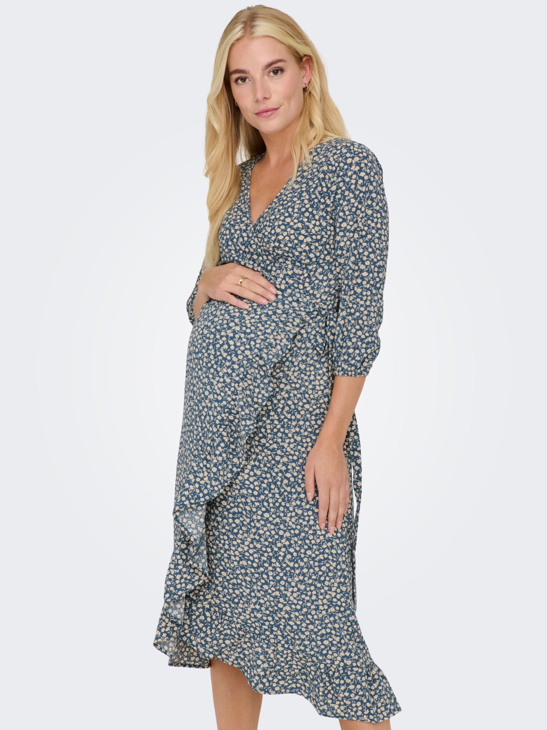 Mama wrap Midi dress