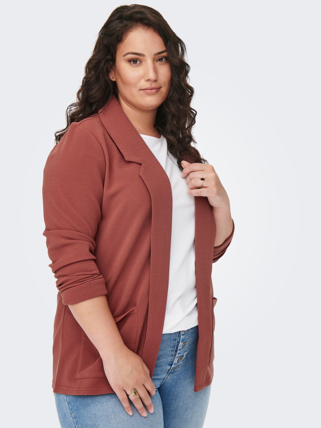 Curvy open Blazer