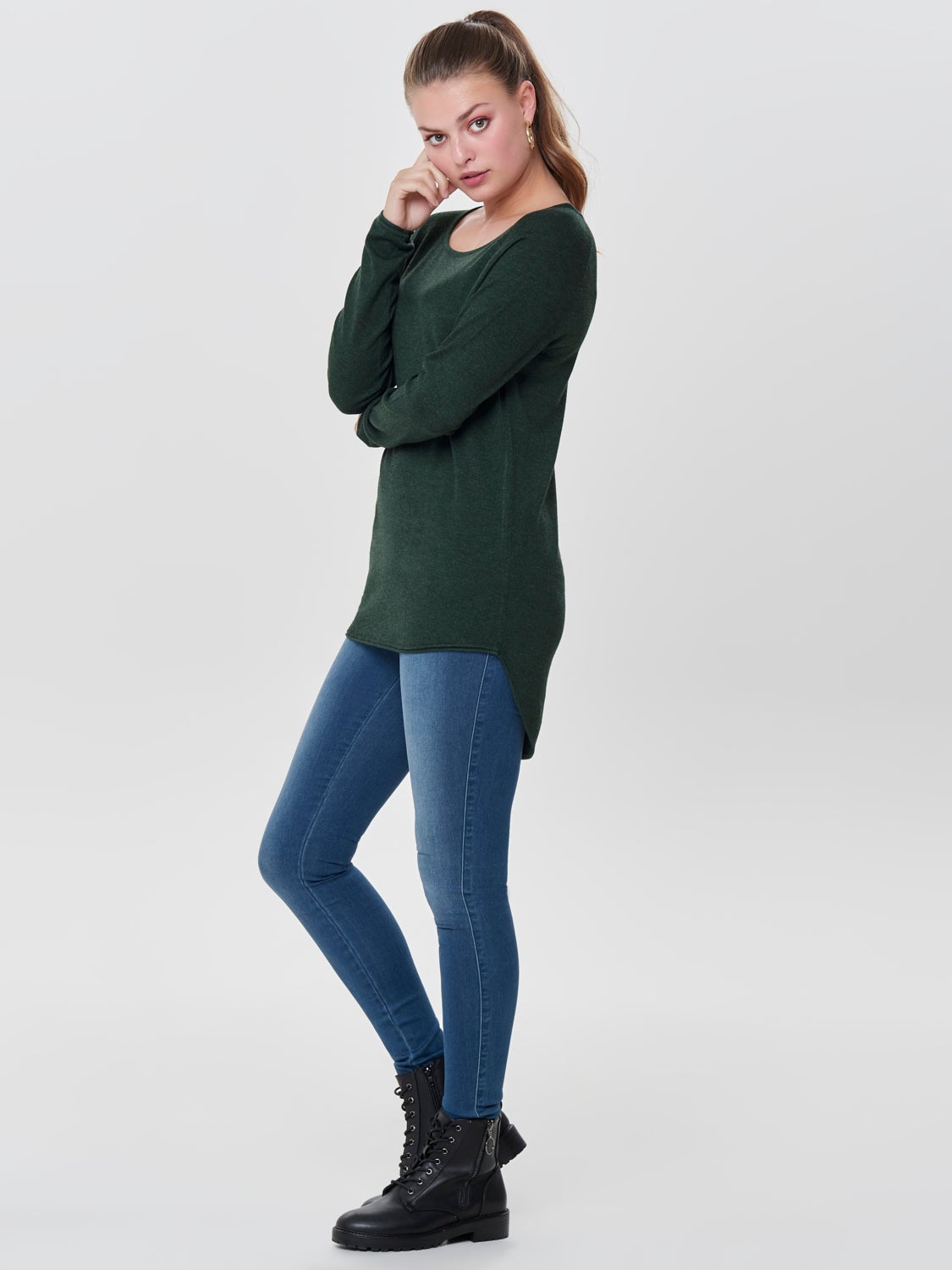 Long Knitted Pullover