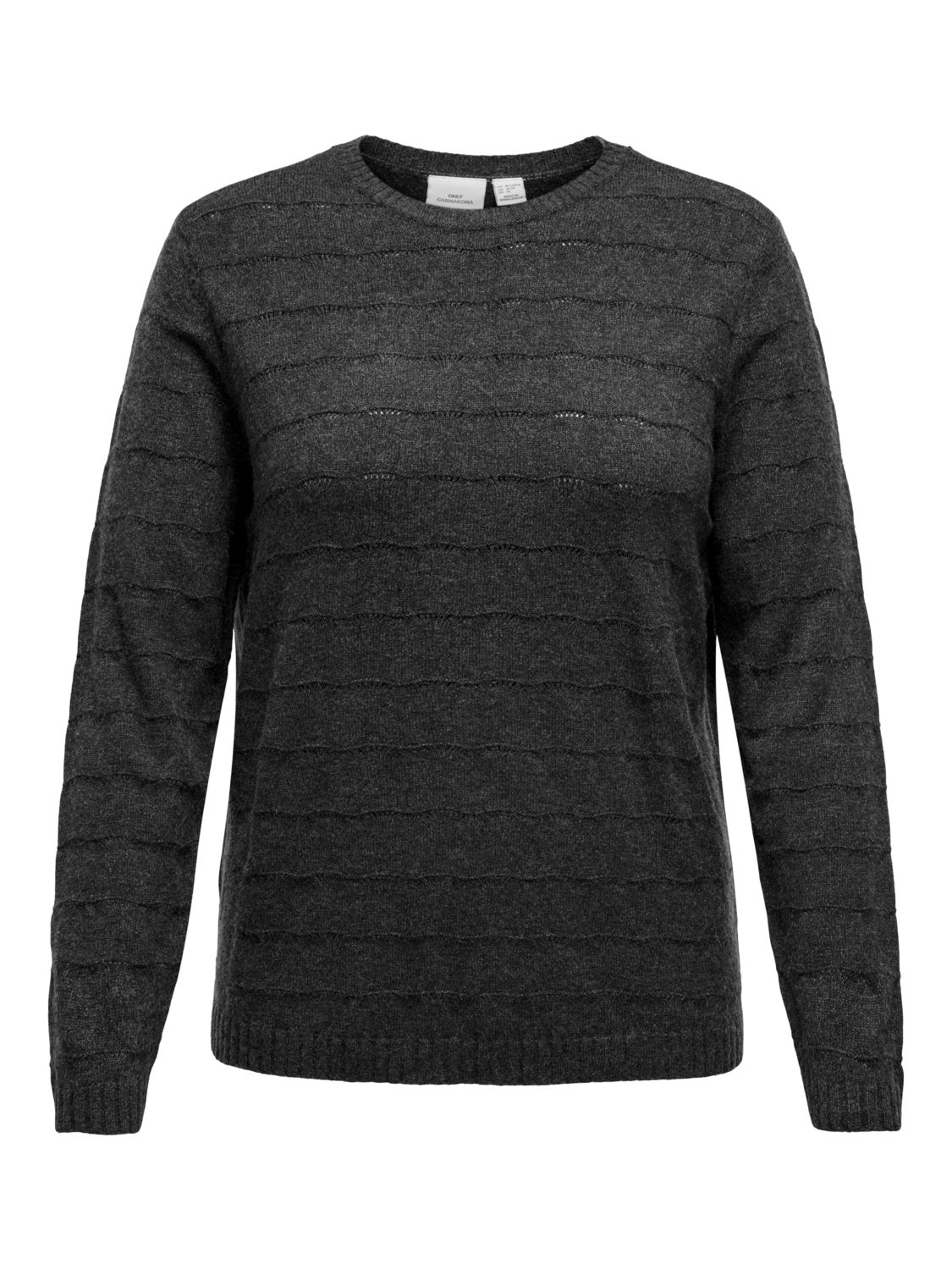 Curvy o-hals sweatshirt