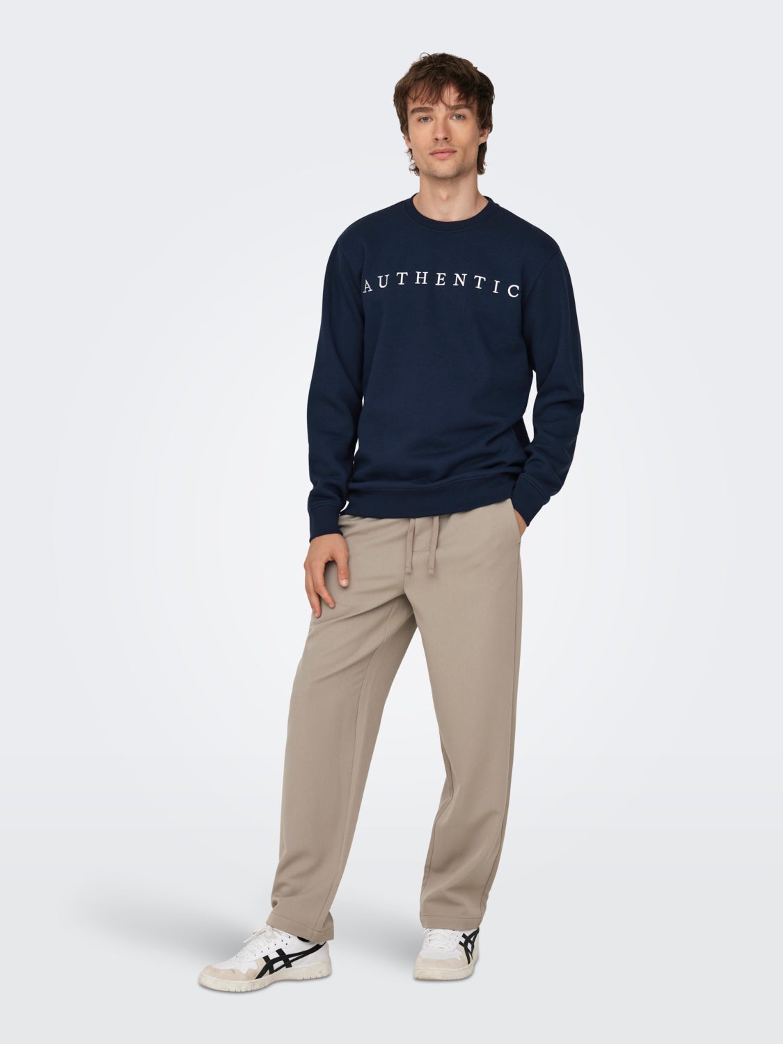O-neck sweatshirt