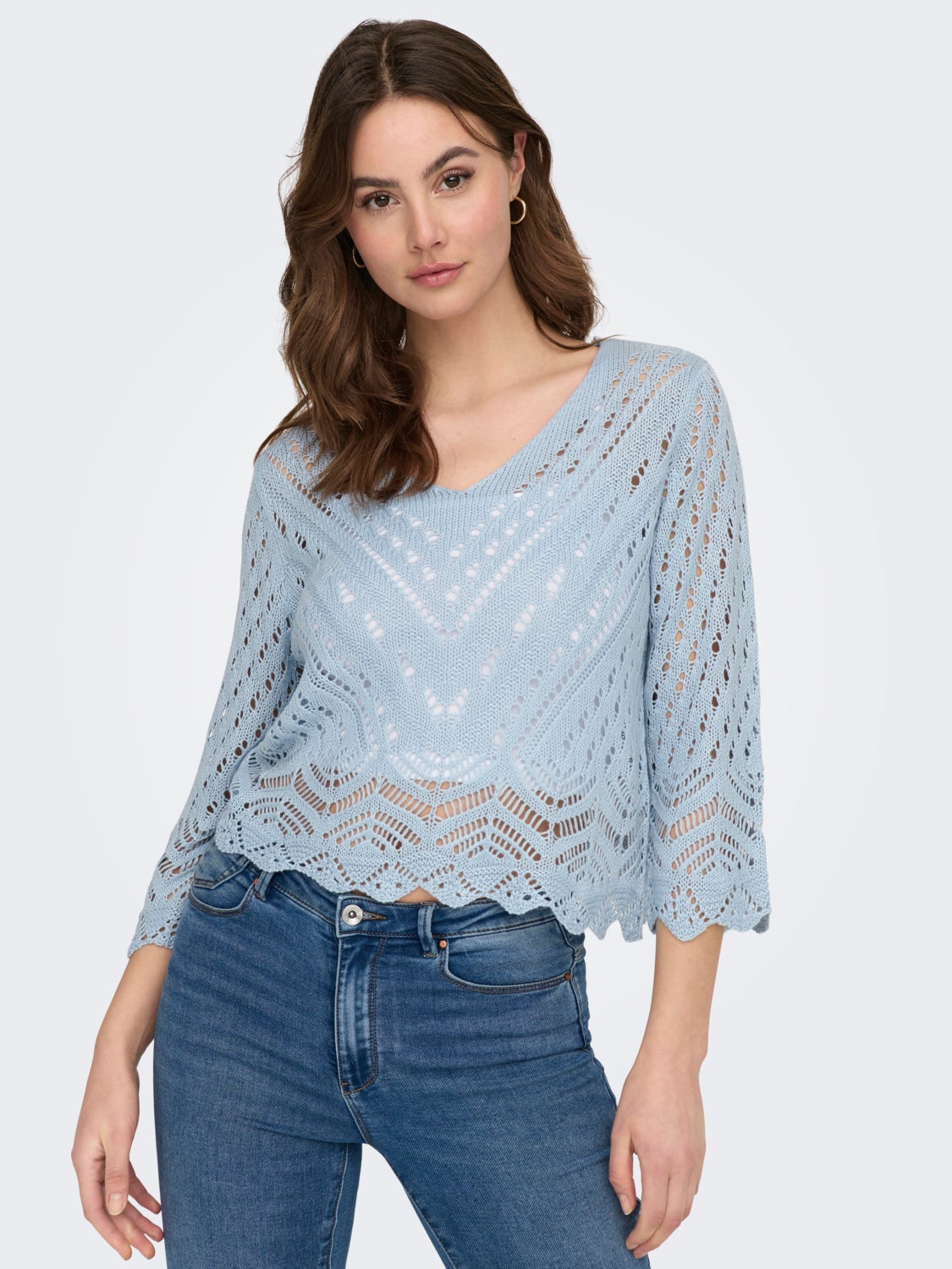 Short Knitted Pullover