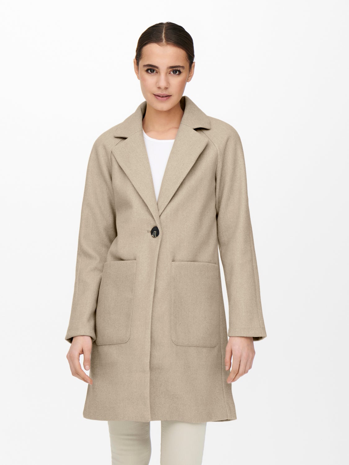 Single button coat