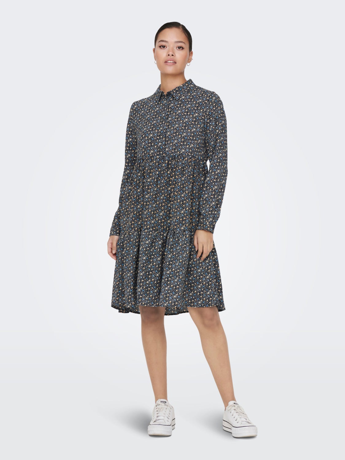 Mini dress with print