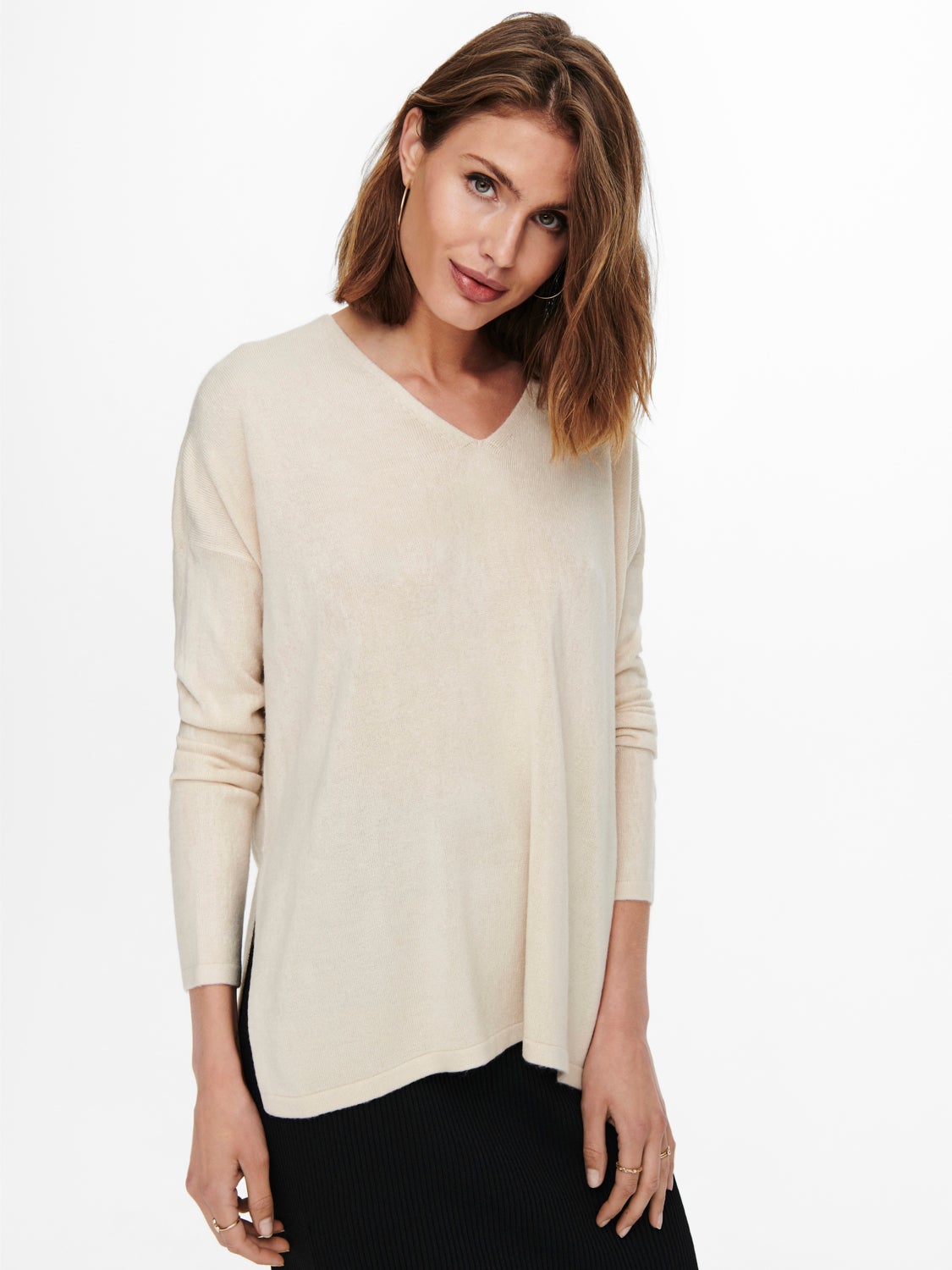 V-neck Knitted Pullover