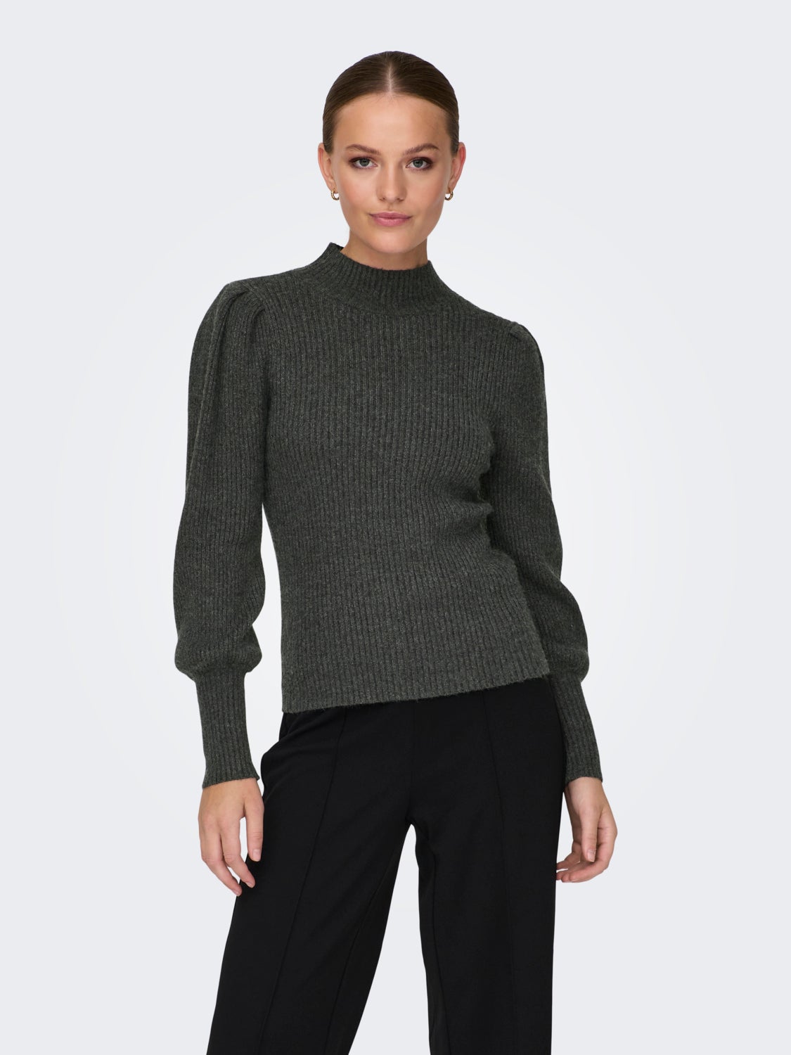 High neck Knitted Pullover