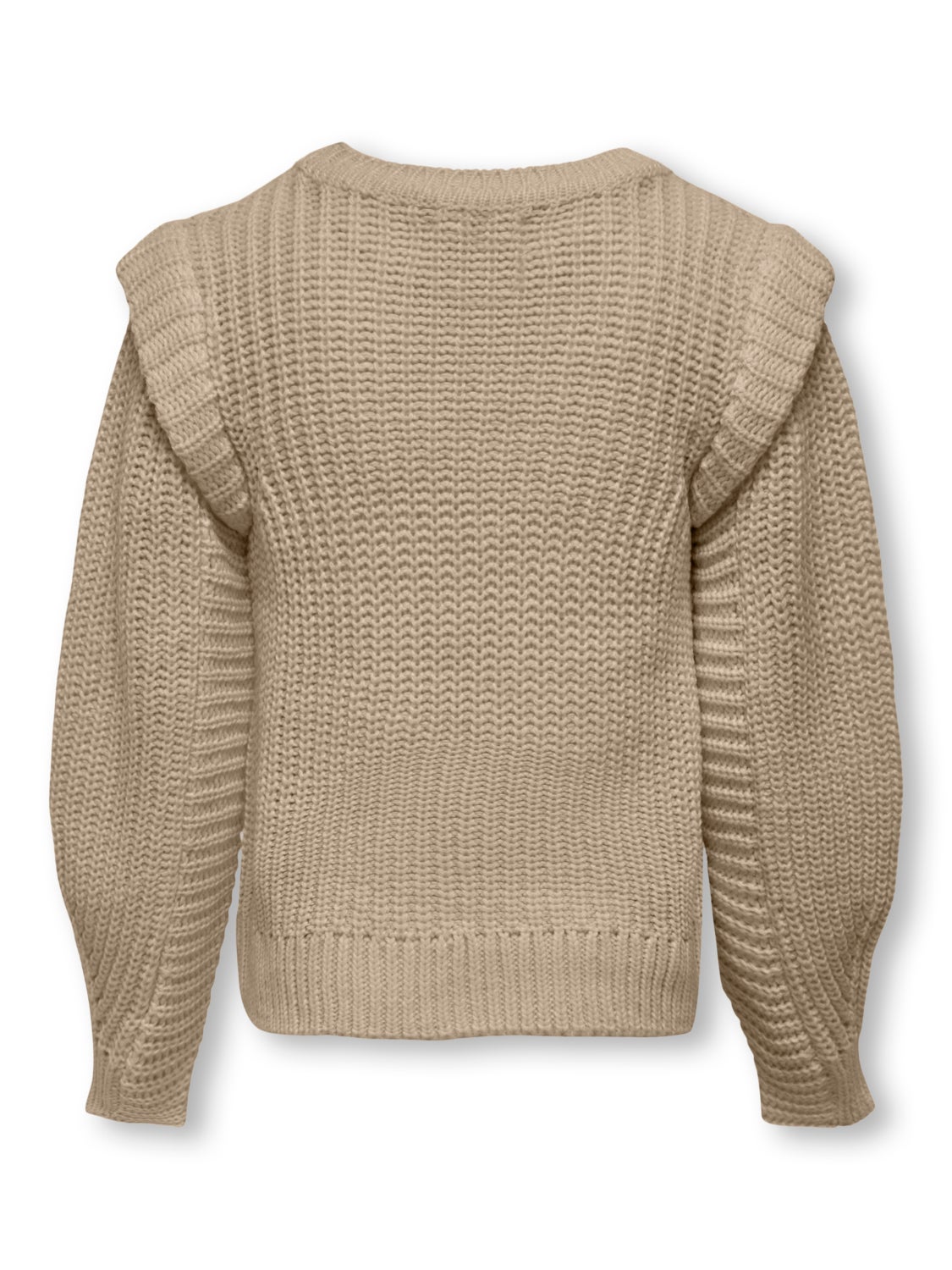 O-neck knitted pullover