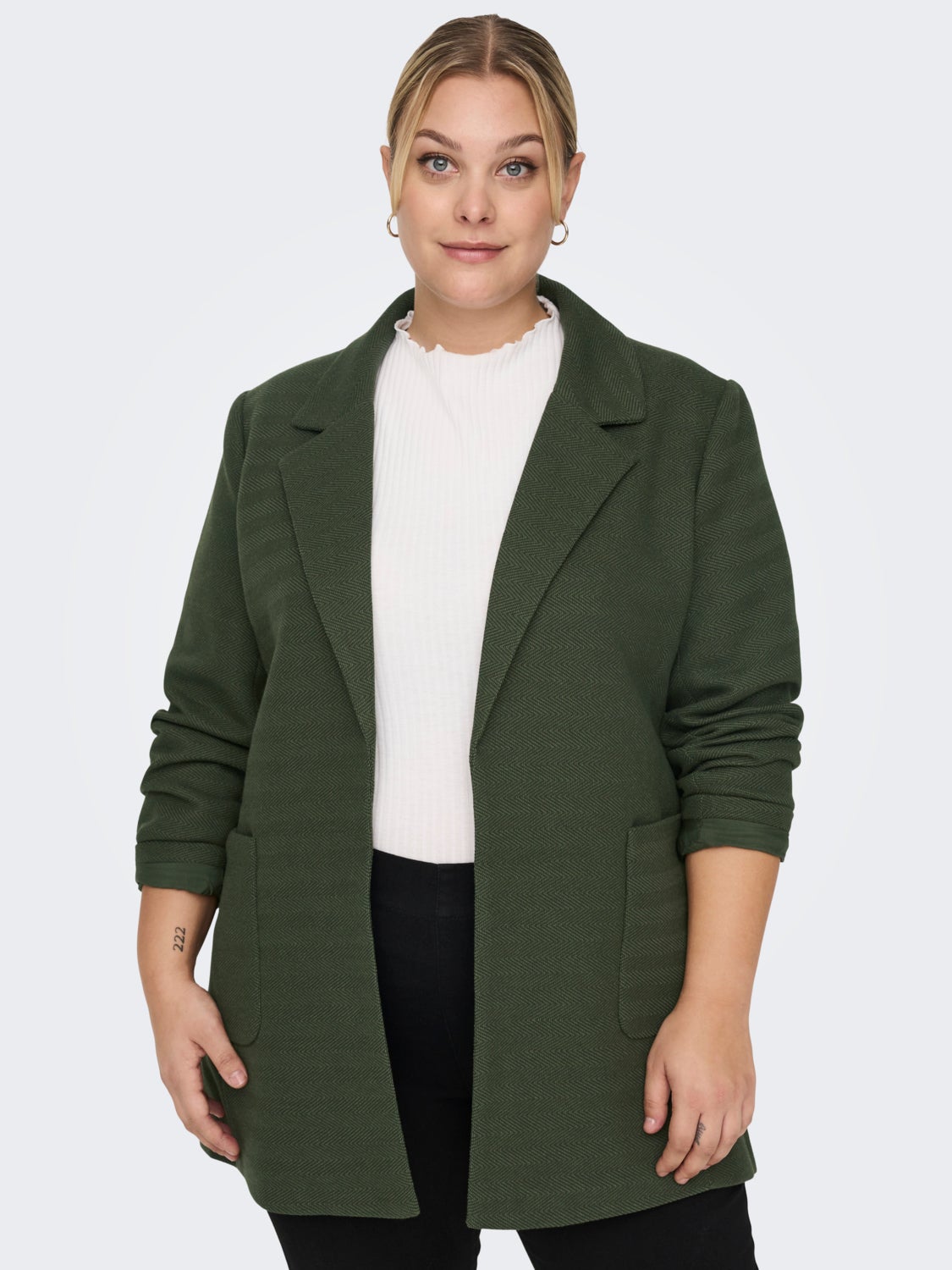 Curvy classic blazer