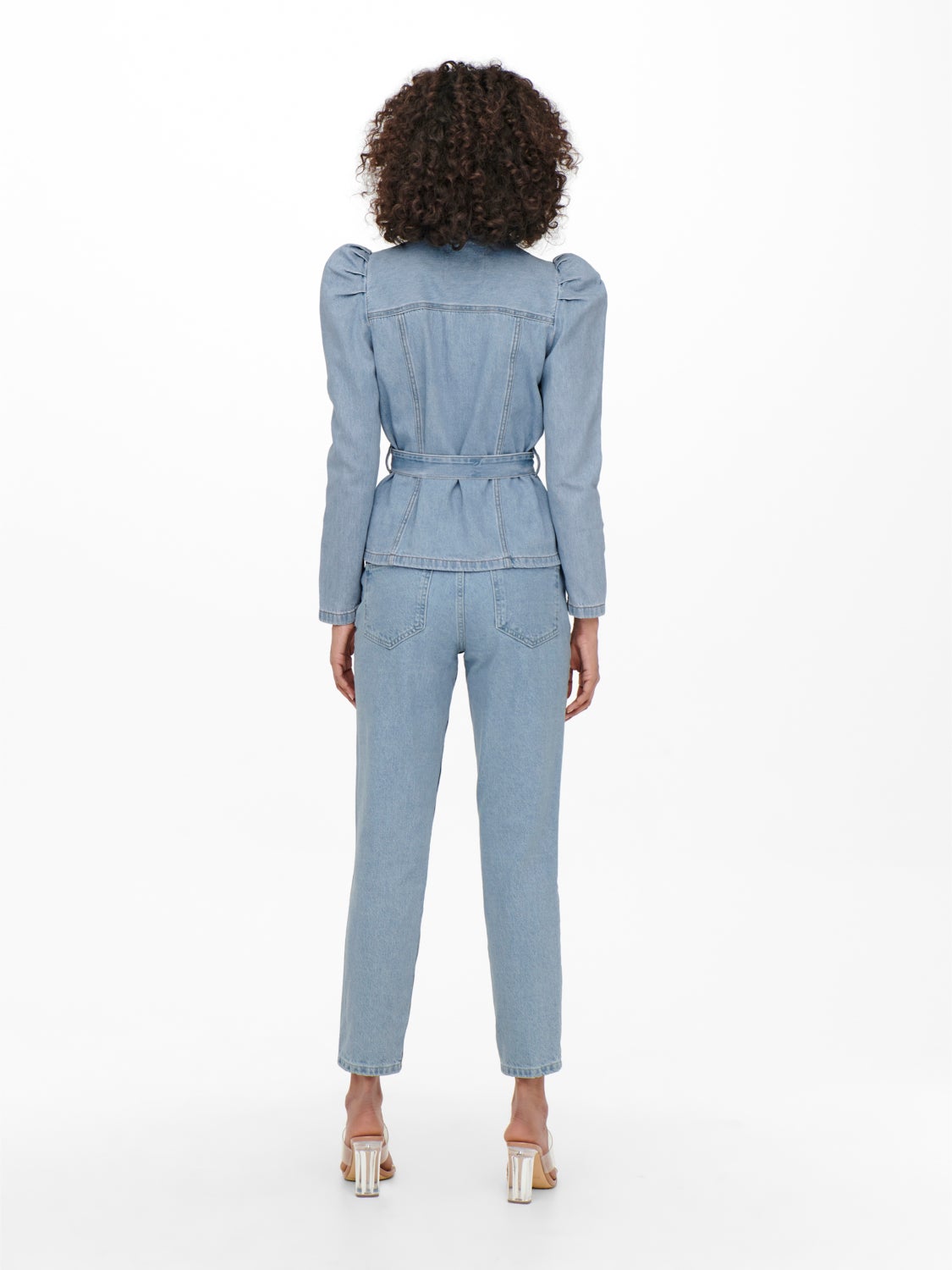 Puff Sleeve Denim Jacket