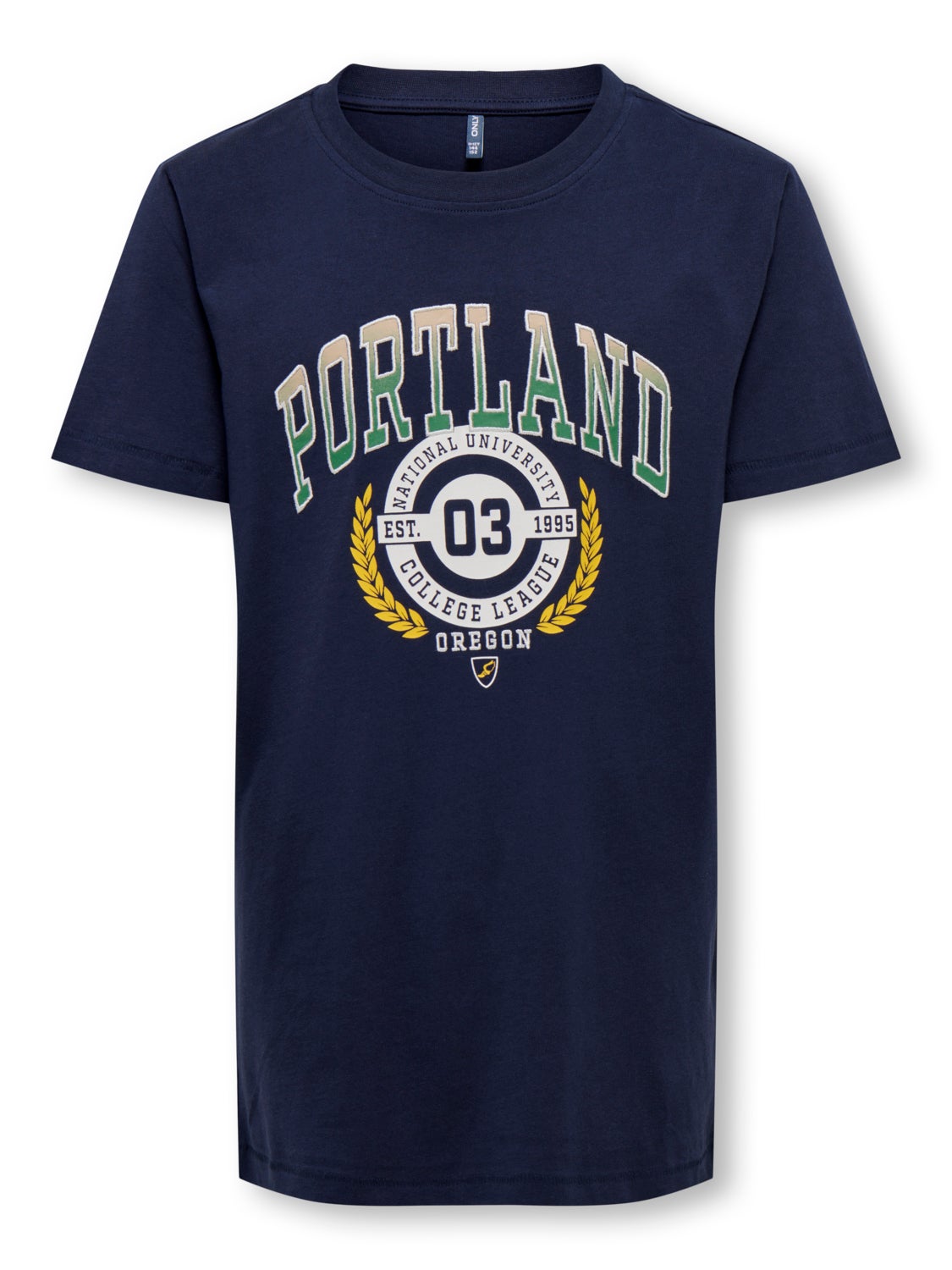 o-neck t-shirt with print