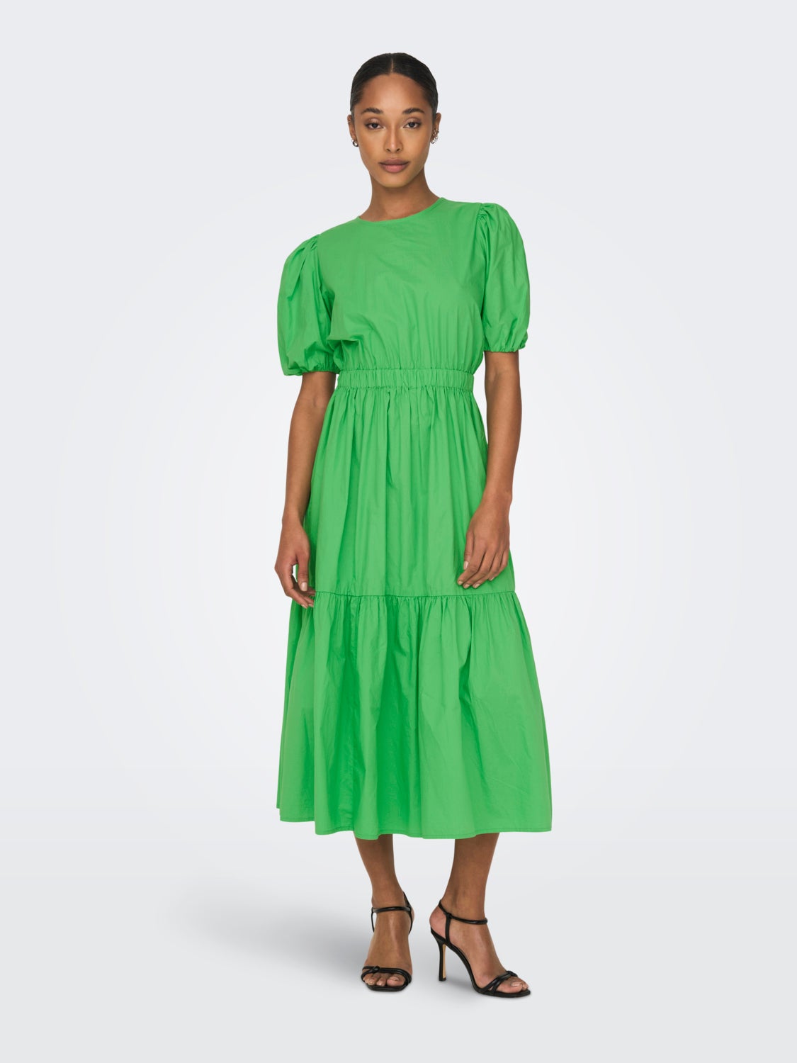 Midi dress with tie detail