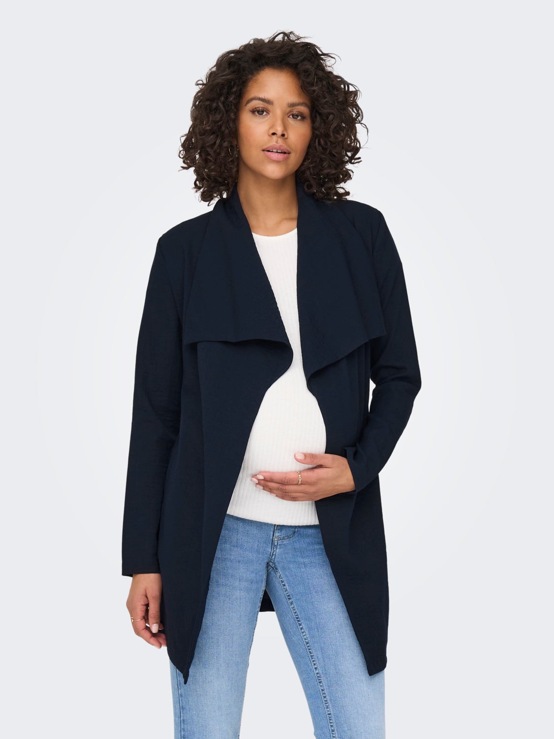 Mama solid color jacket
