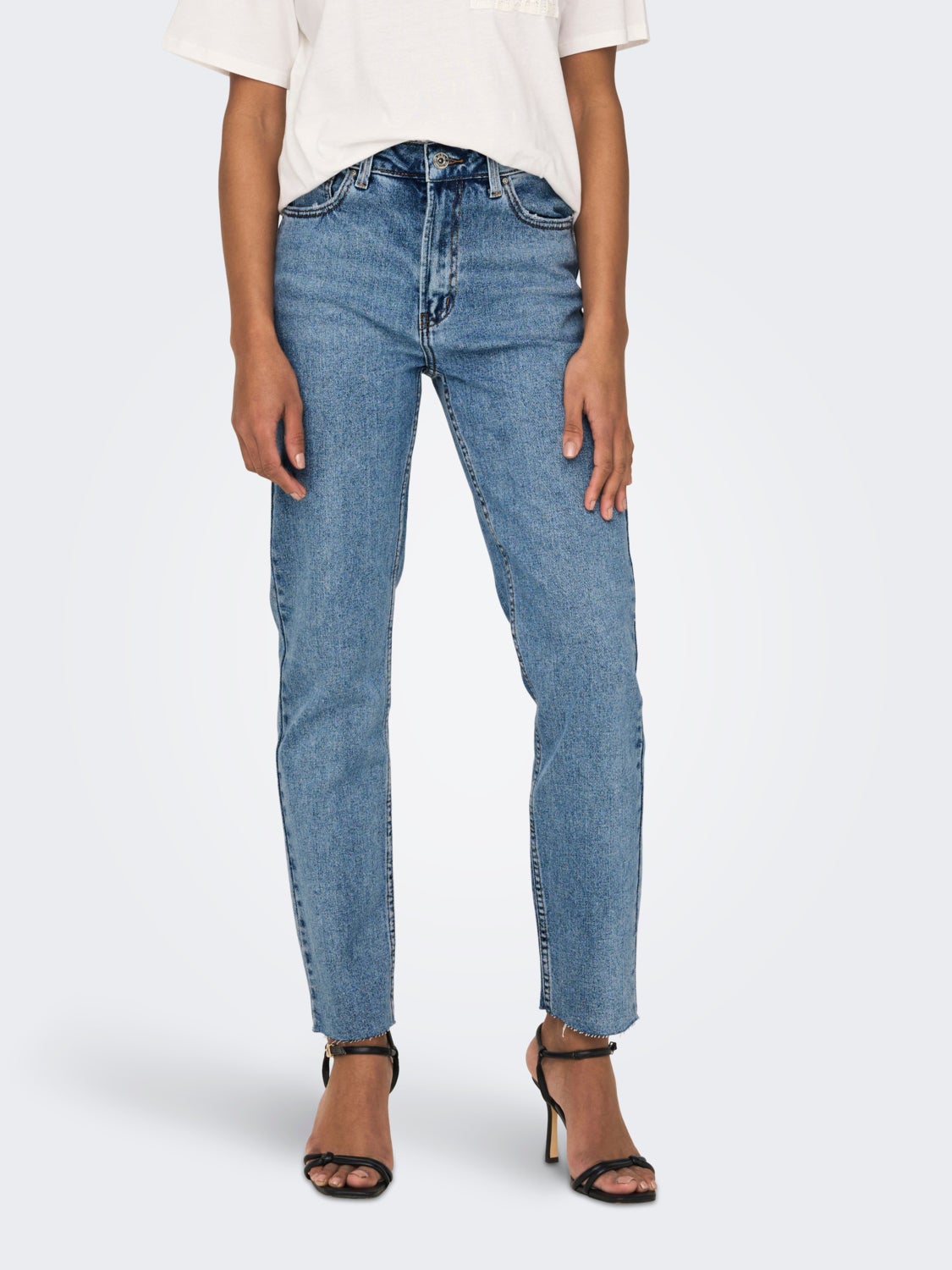 ONLEmily hw cropped ankle Straight fit jeans