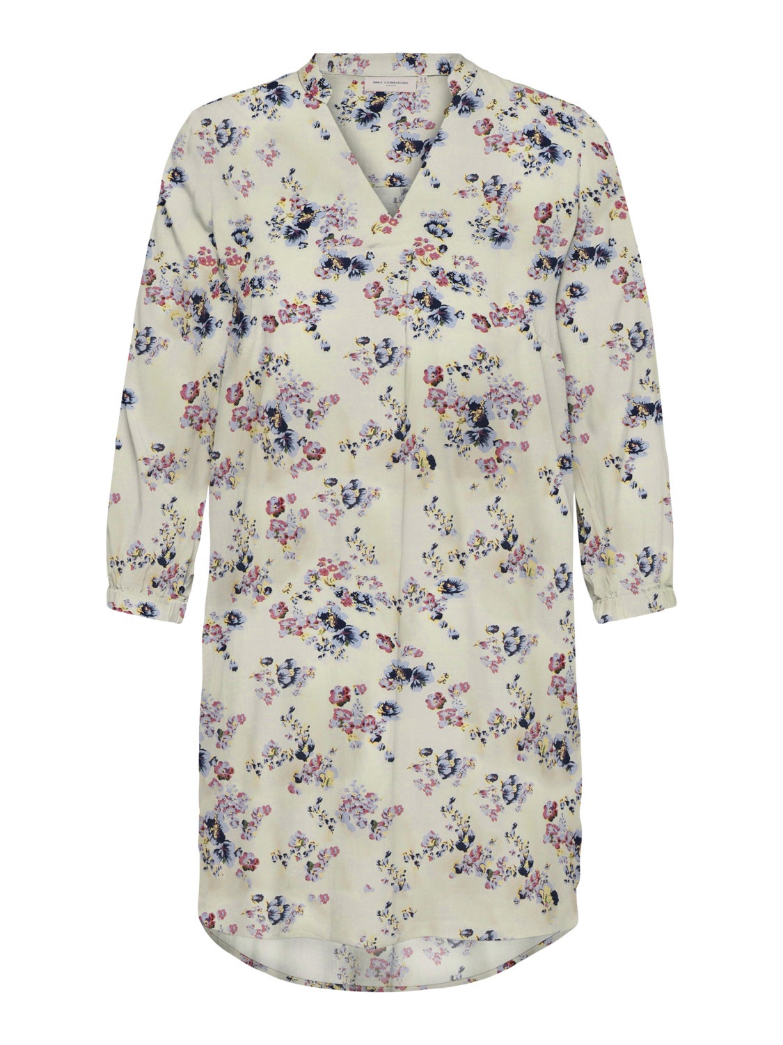 Curvy patterned viscose Tunic