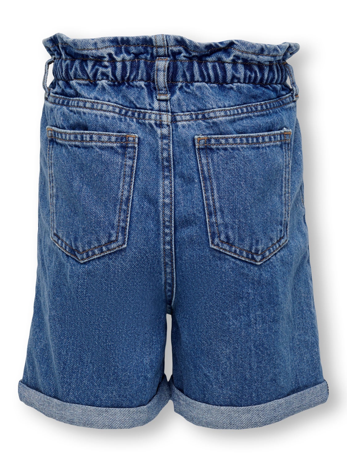 KOGCuba paperbag Denim shorts