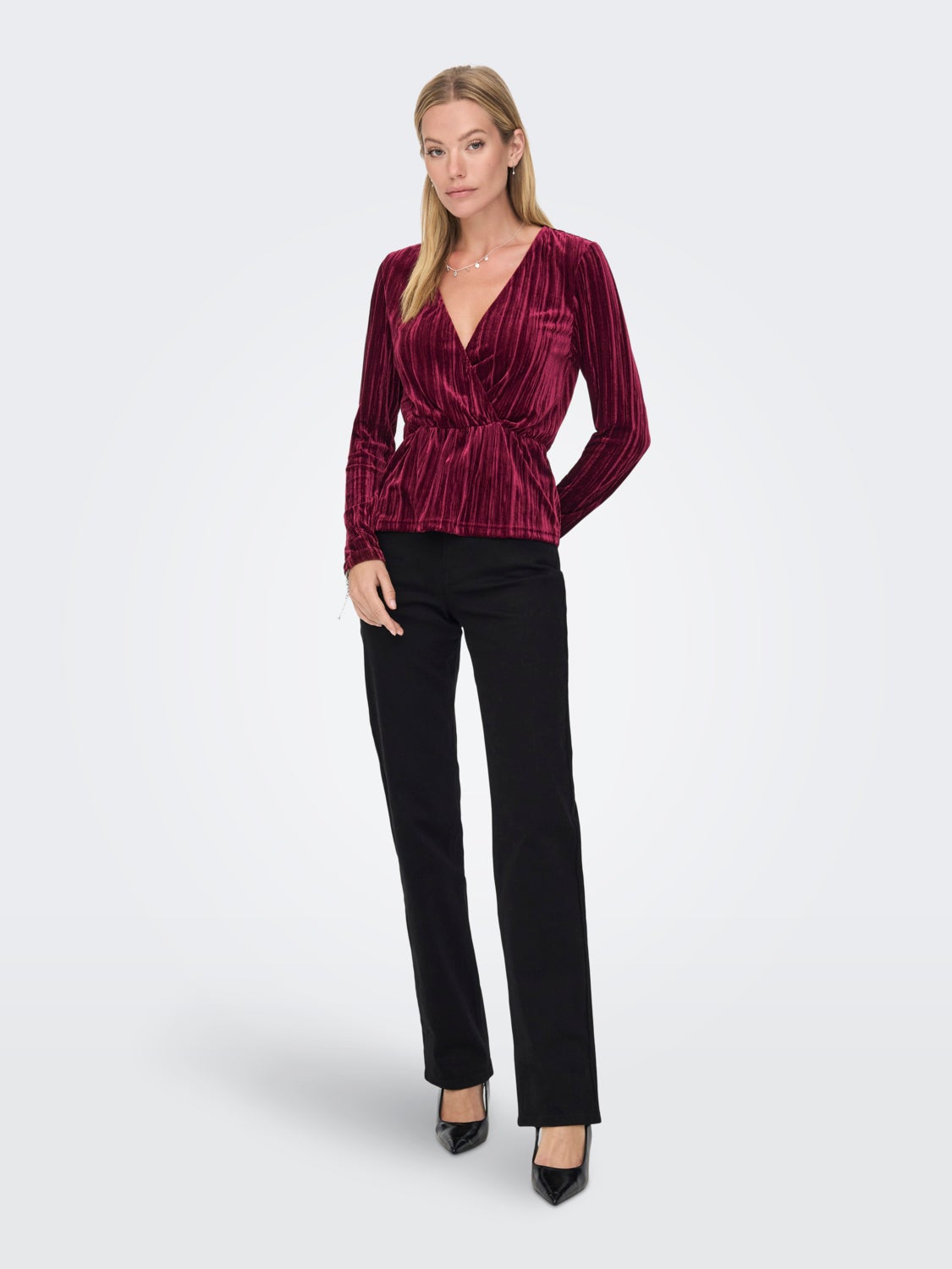 Wrap Long Sleeved Top