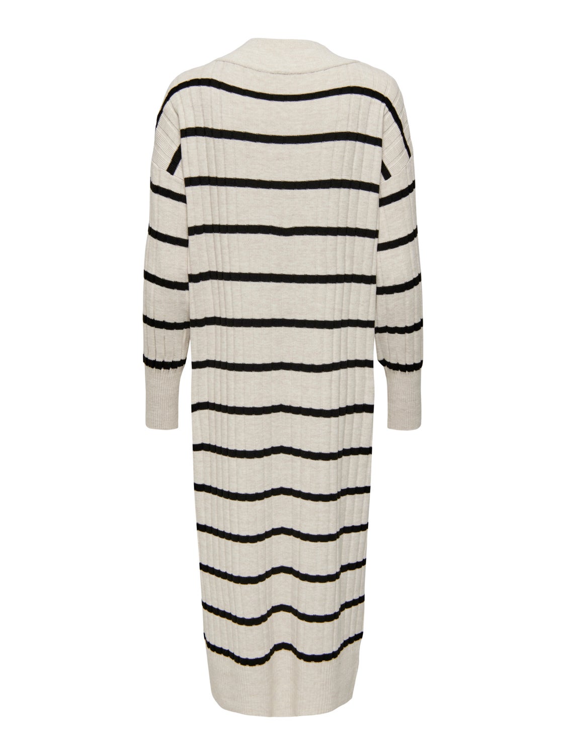 Midi V-Neck Knitted Dress