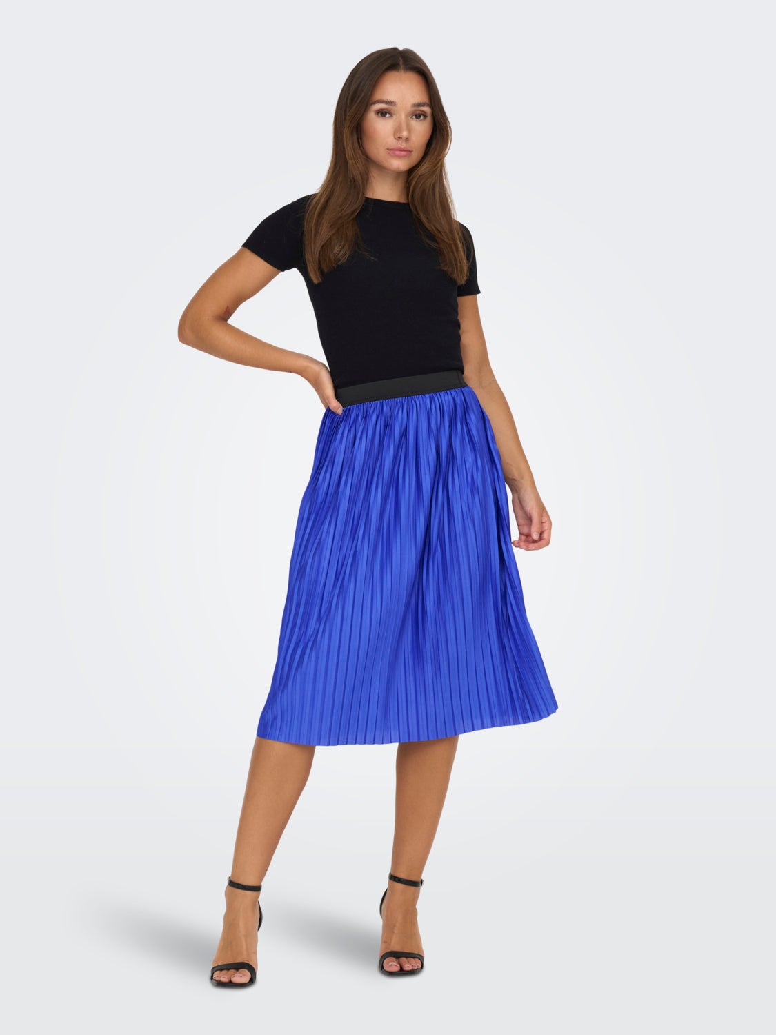 Pleated Midi skirt