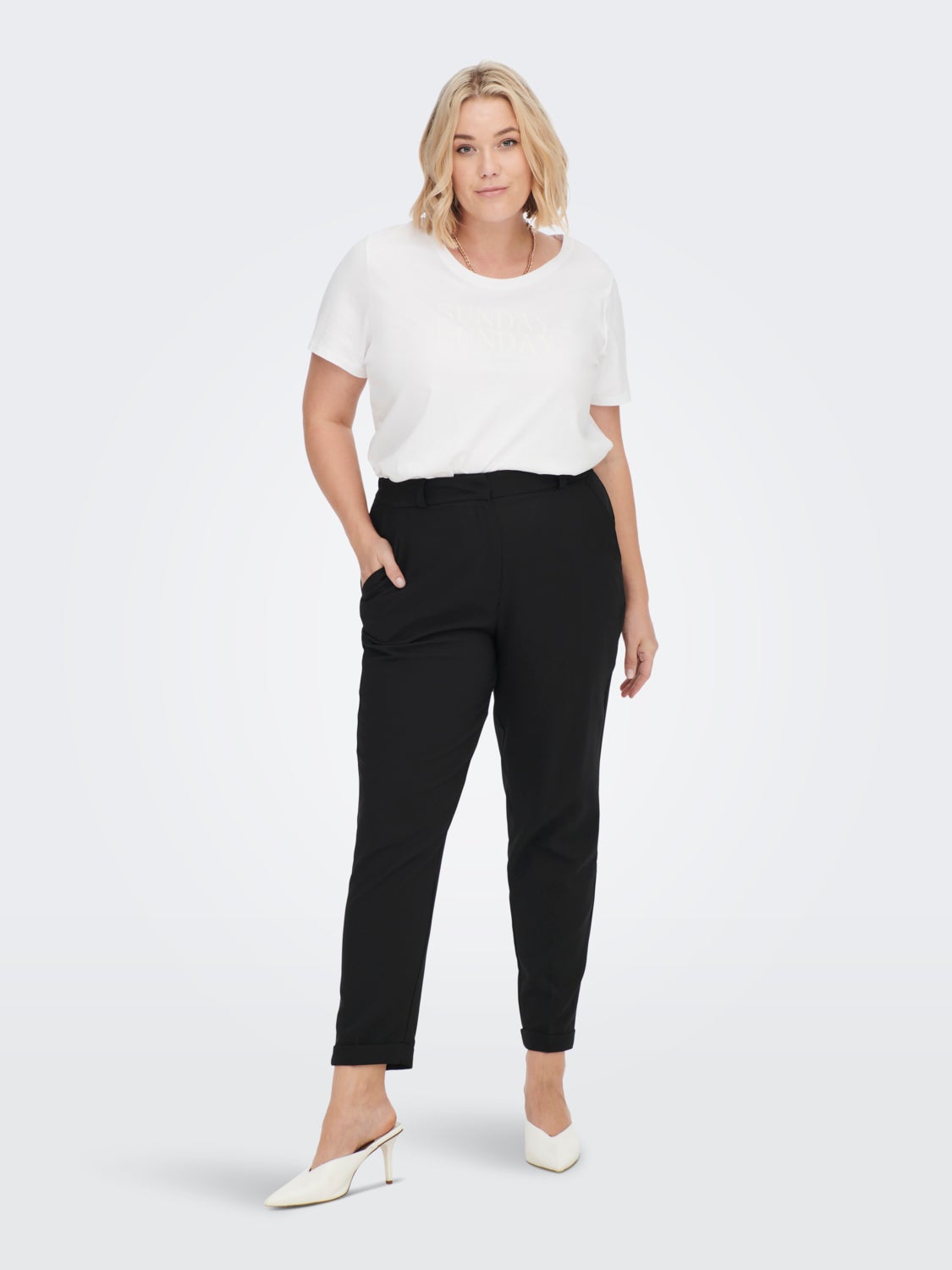 Curvy ankle Trousers