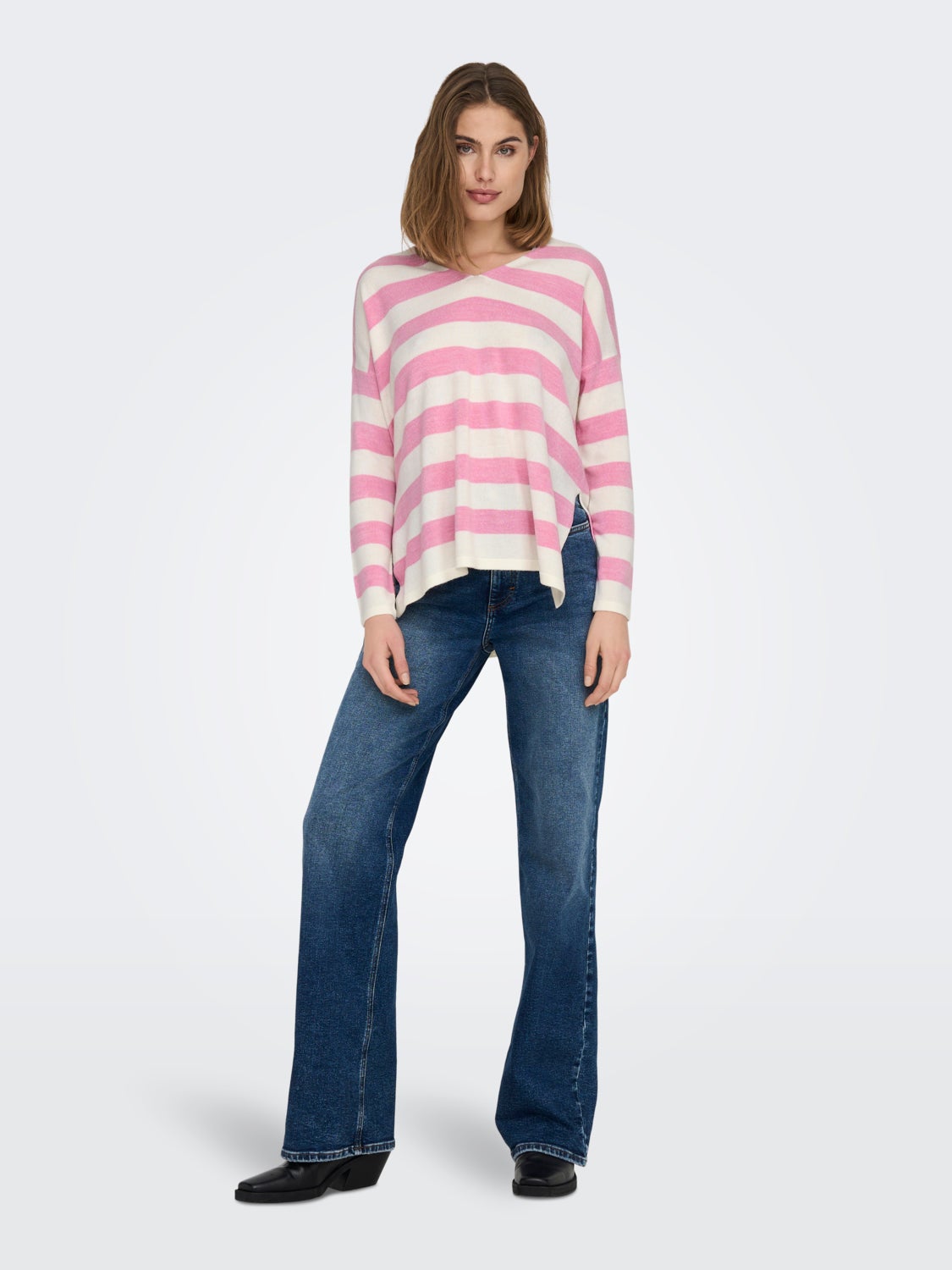 V-neck Knitted Pullover