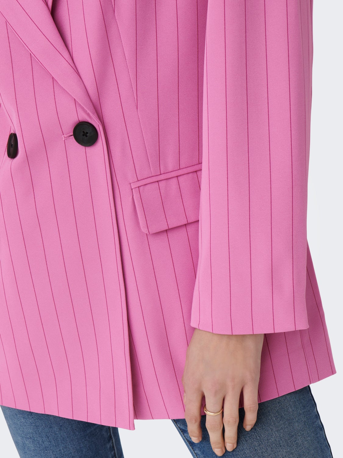 Oversize Fit Reverse Blazer