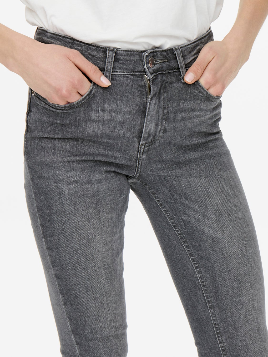 ONLBlush mid Flared Jeans