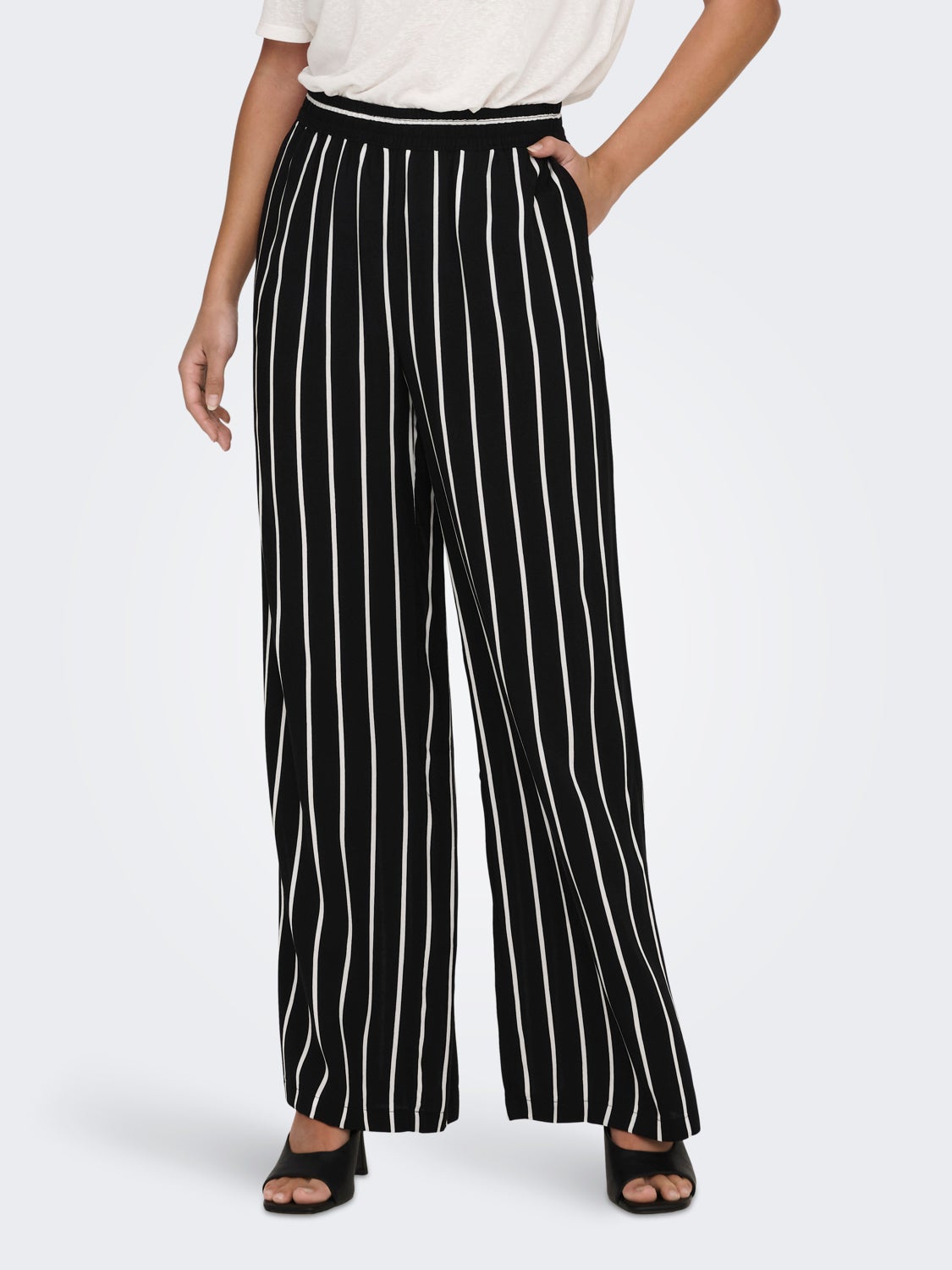 Patterned wide Trousers