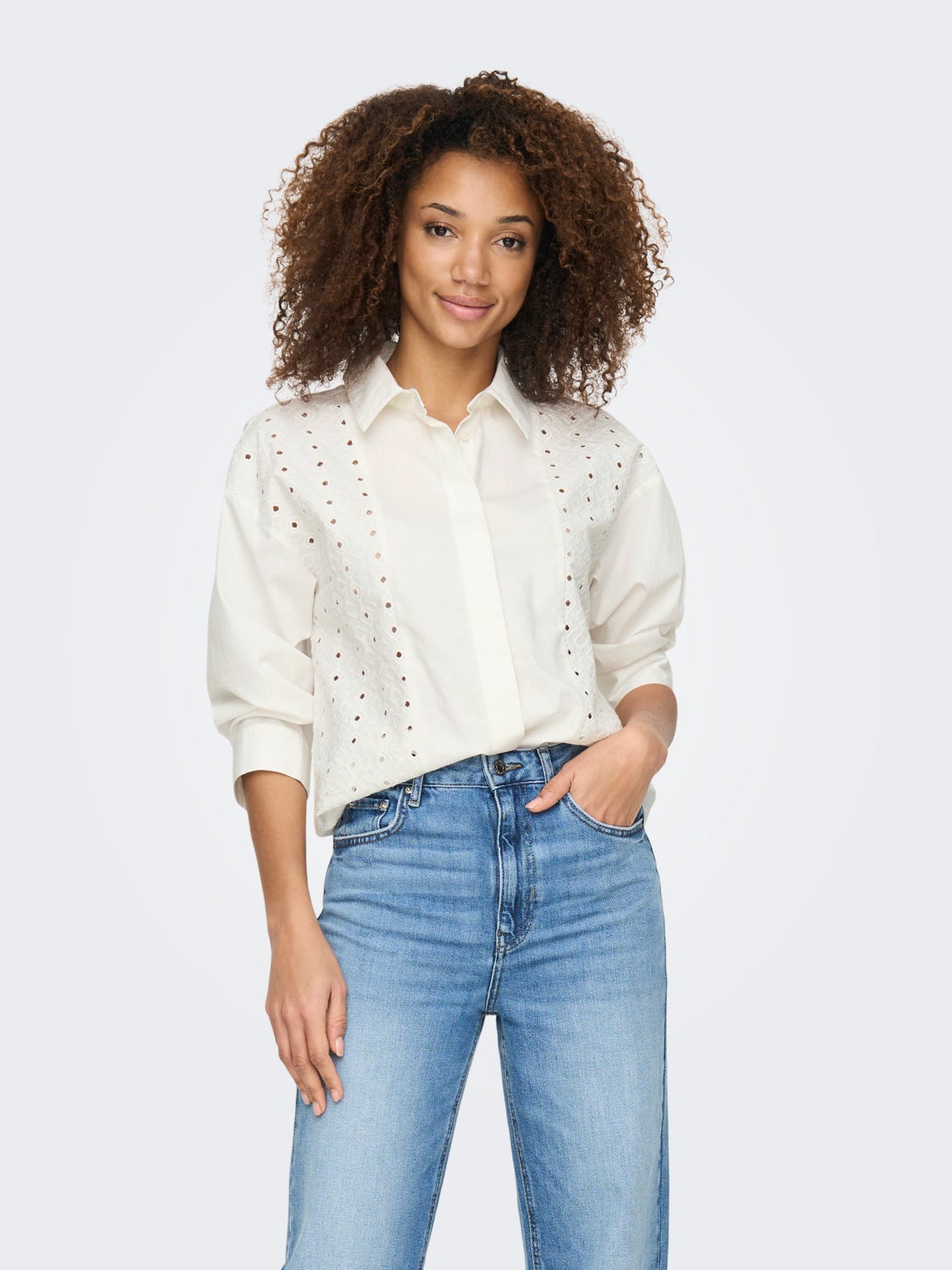 Shirt With Lace Details