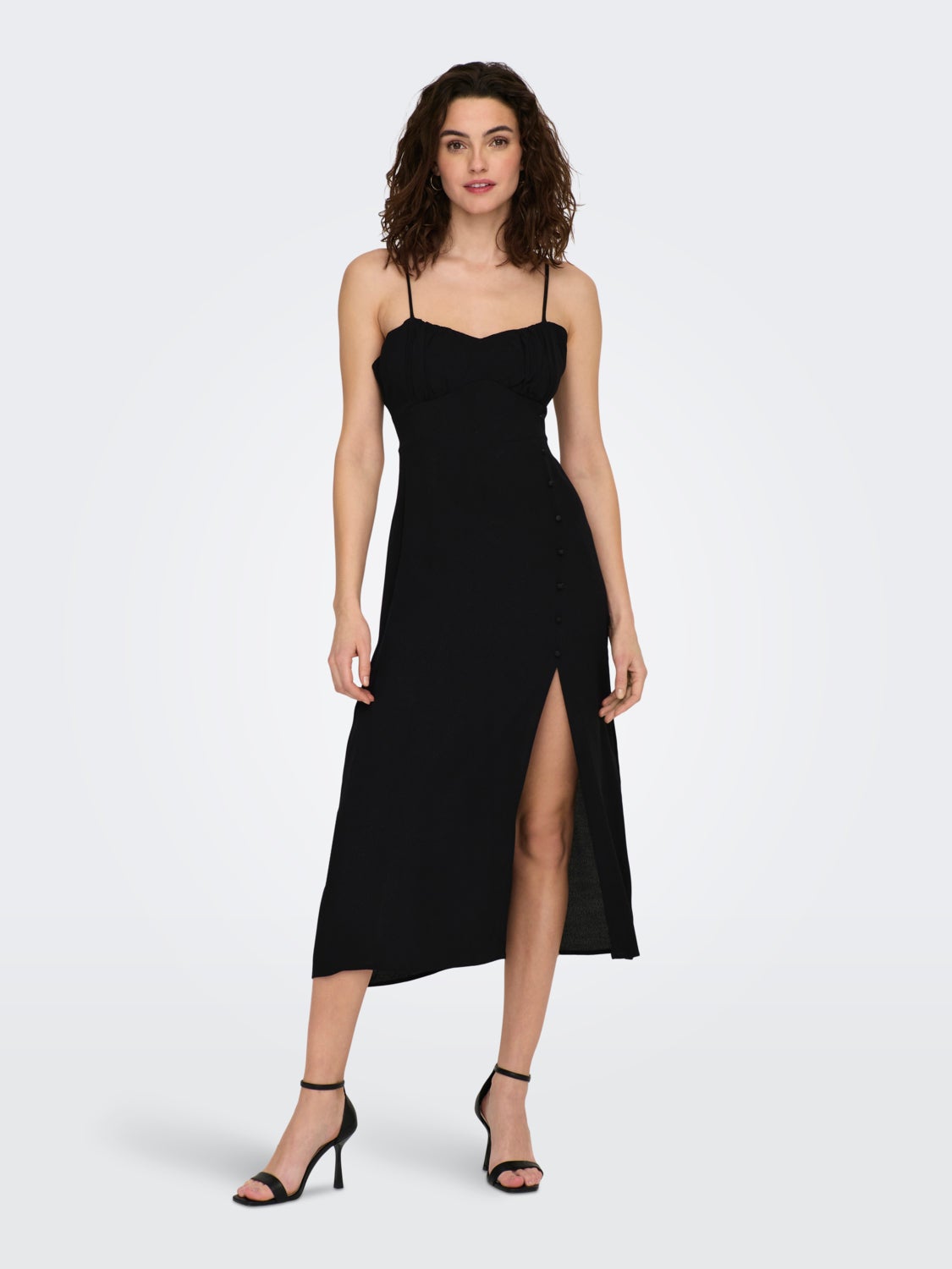 Midi Dress With Slit