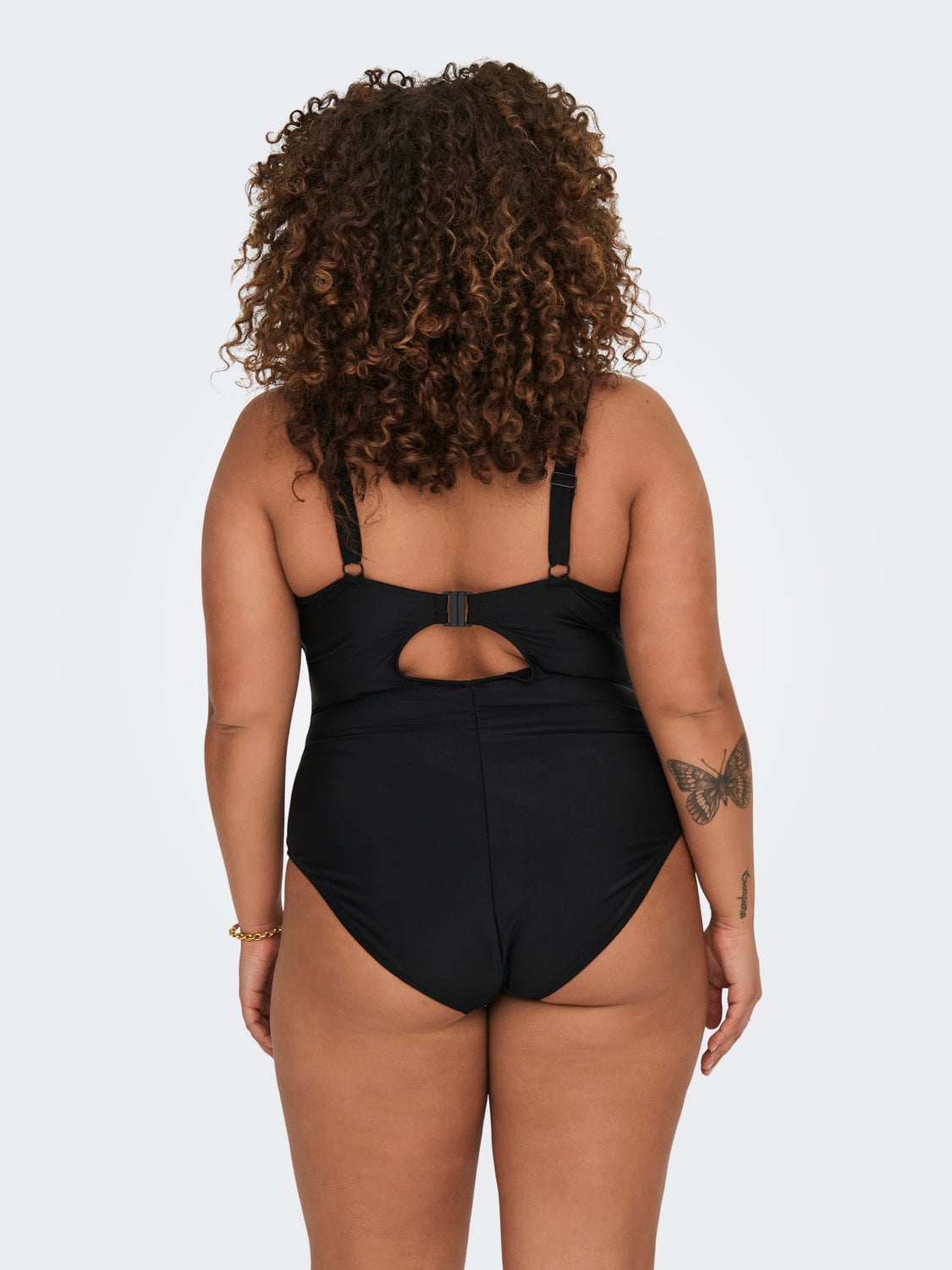 Curvy Swimsuit With Cut Out Detail