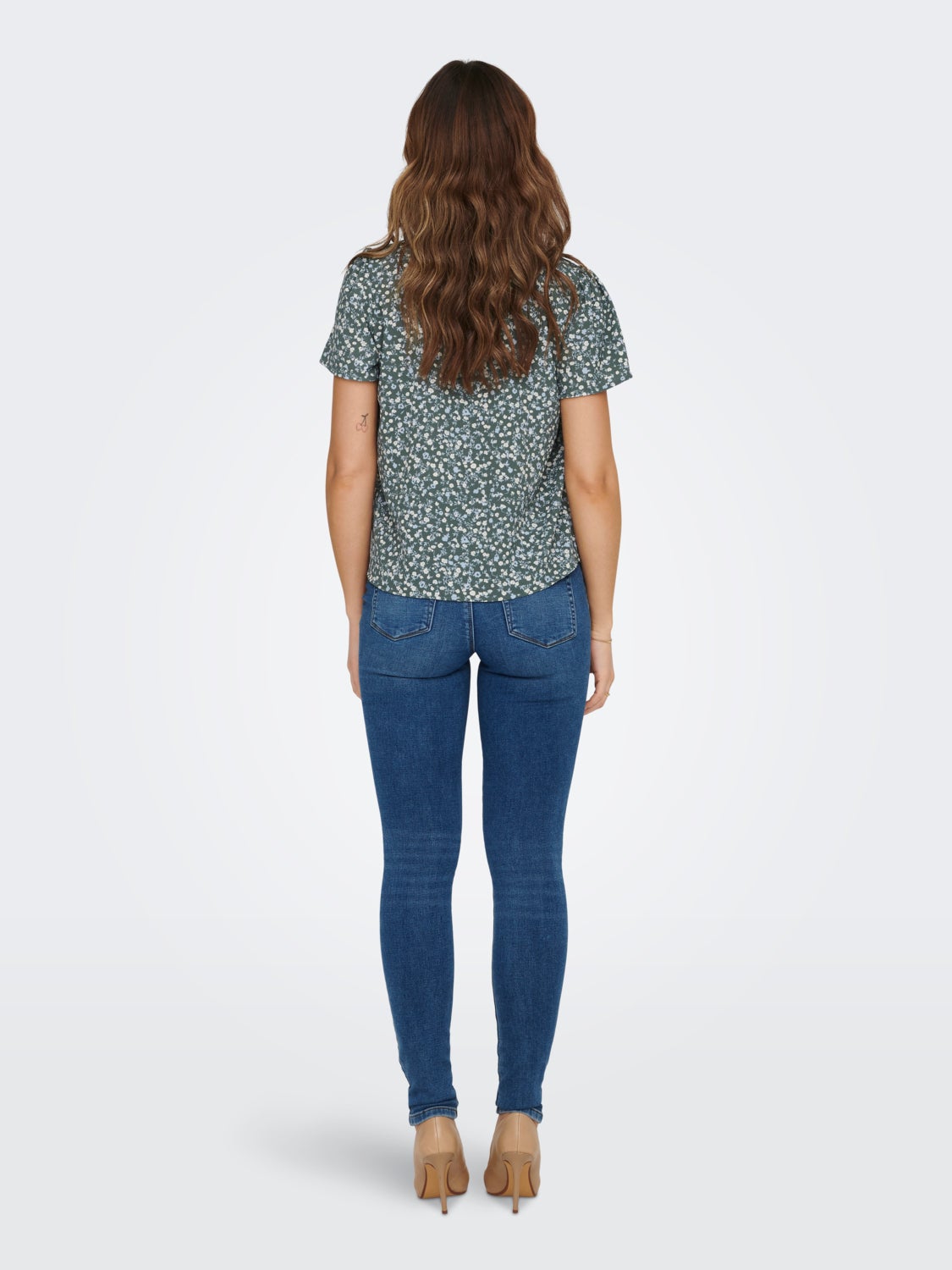 Regular Fit V-Neck Top