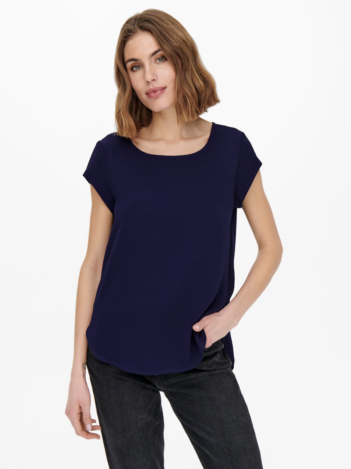 Loose Short Sleeved Top