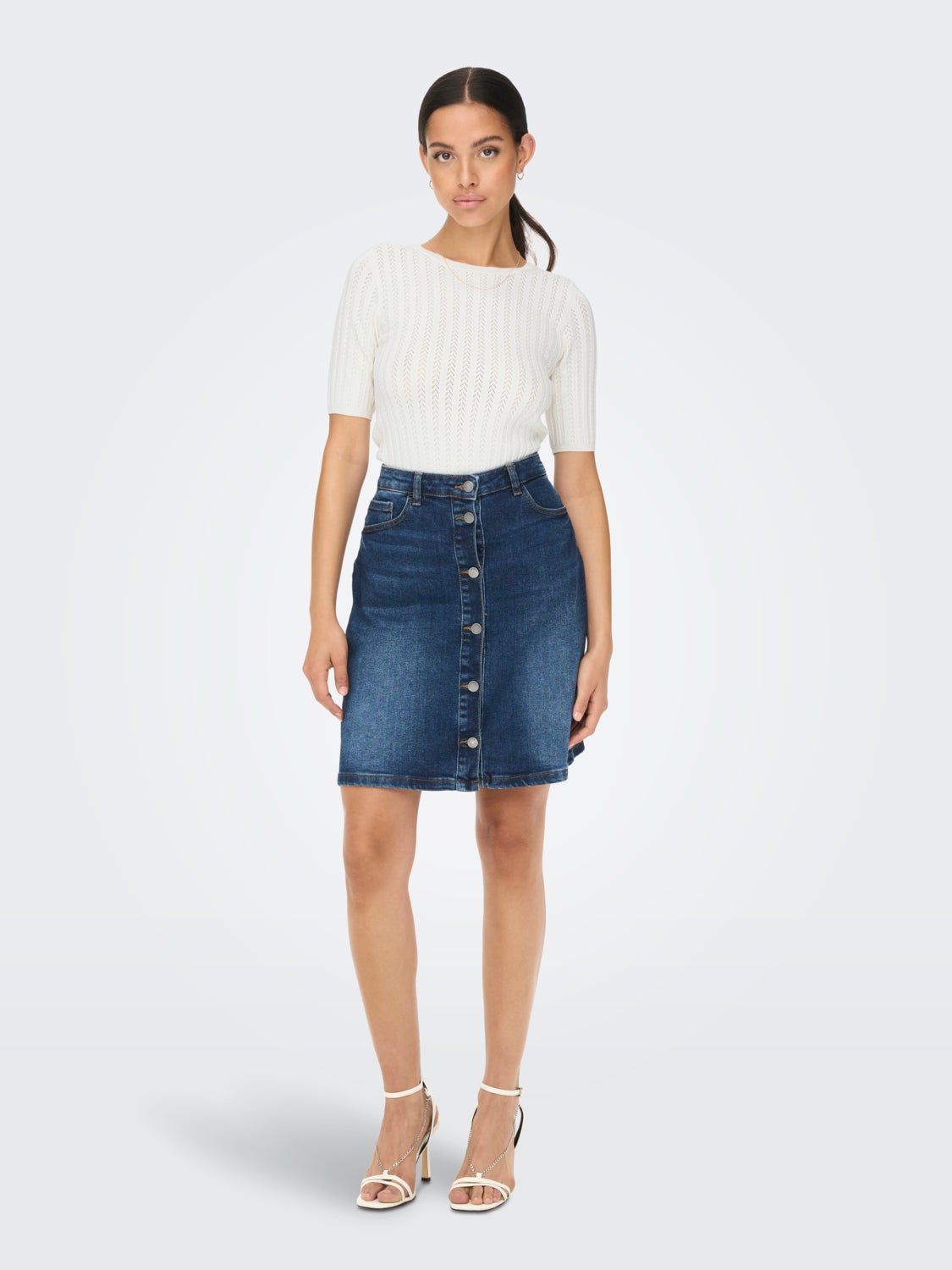 Short sleeved Knitted Pullover