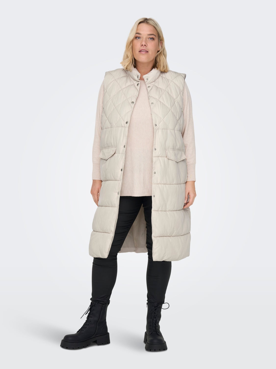 Curvy quilted Waistcoat