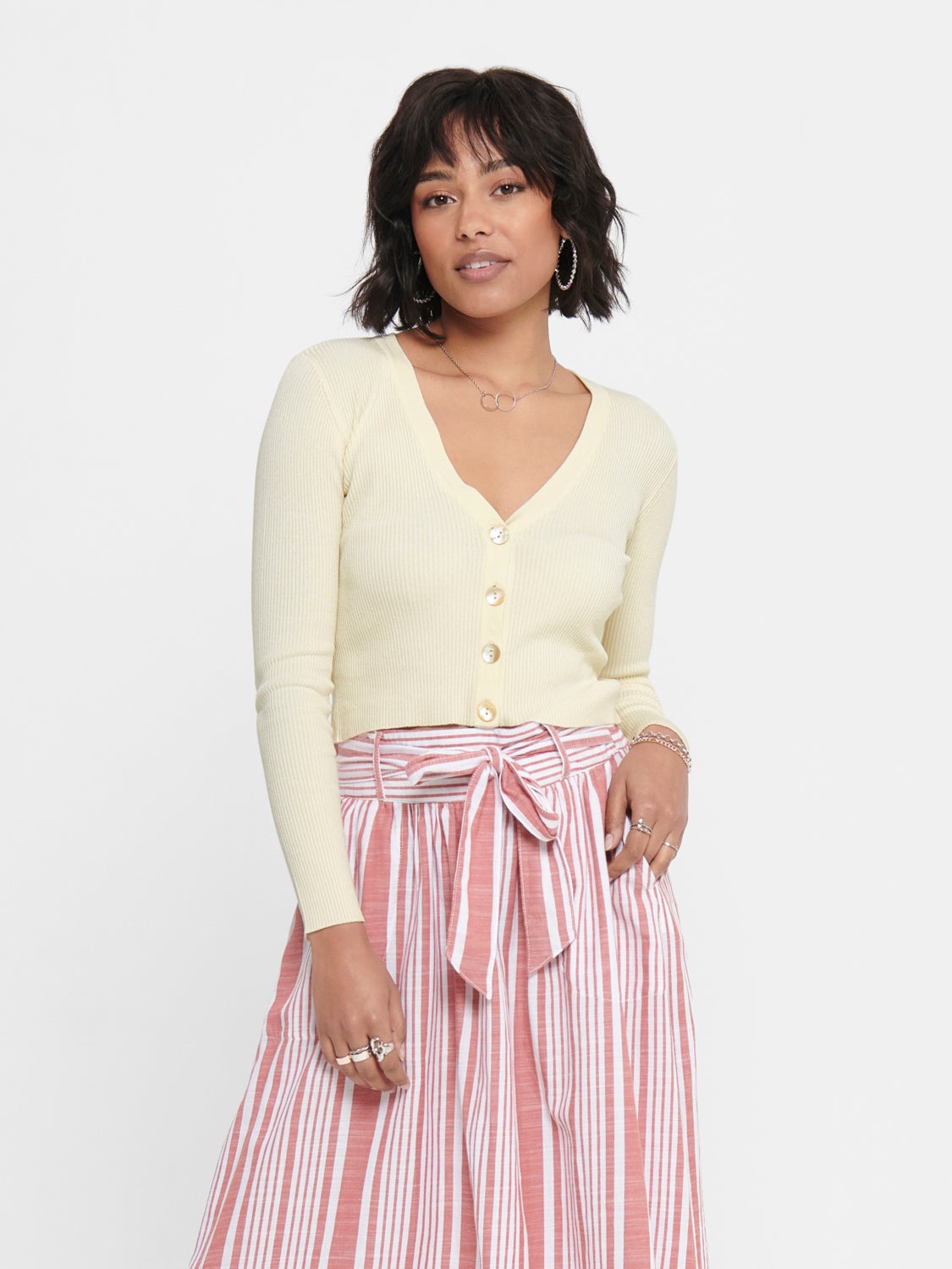 Short Knitted Cardigan