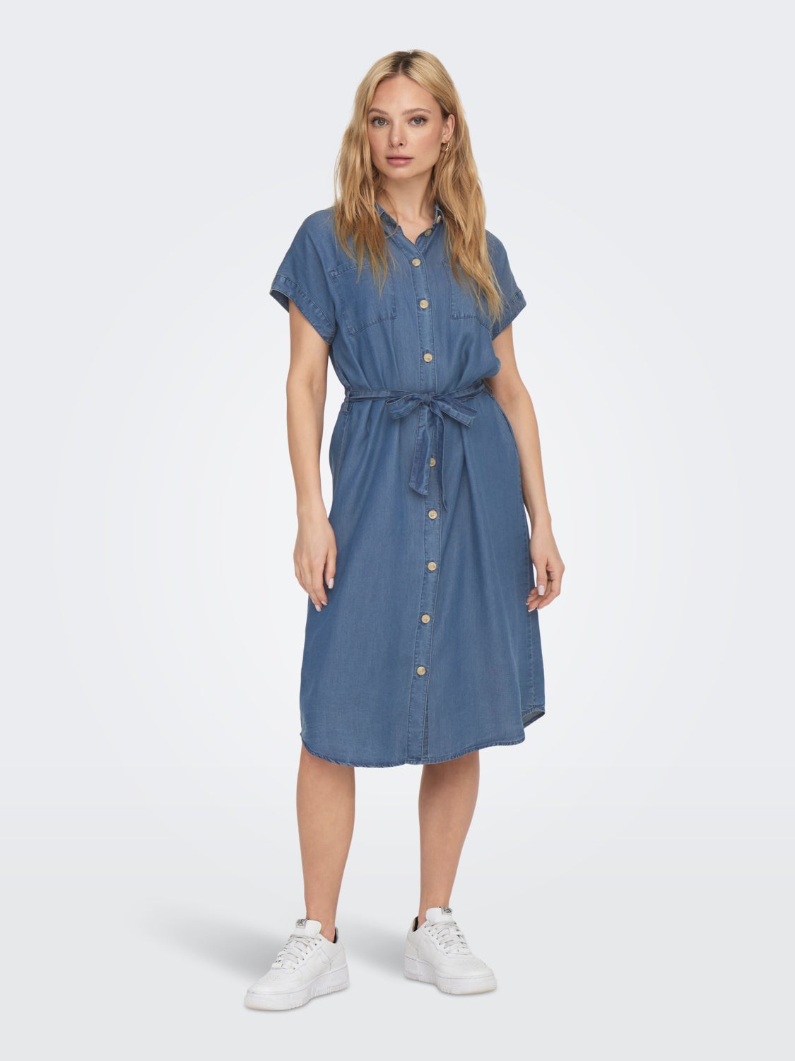 Short sleeved Denim Dress