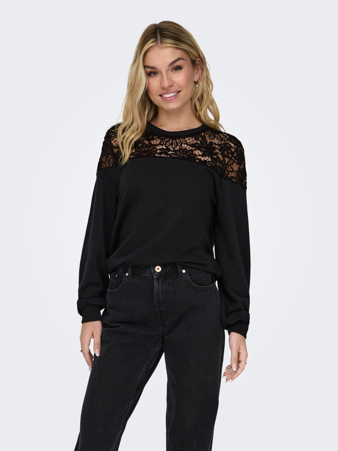 Lace Sweatshirt