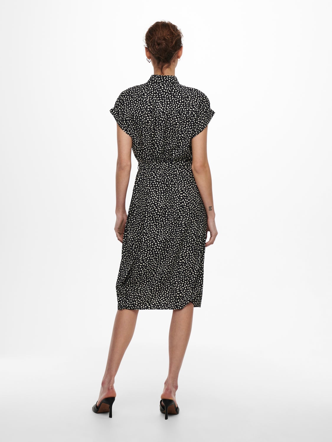 Midi Tie belt Shirt dress