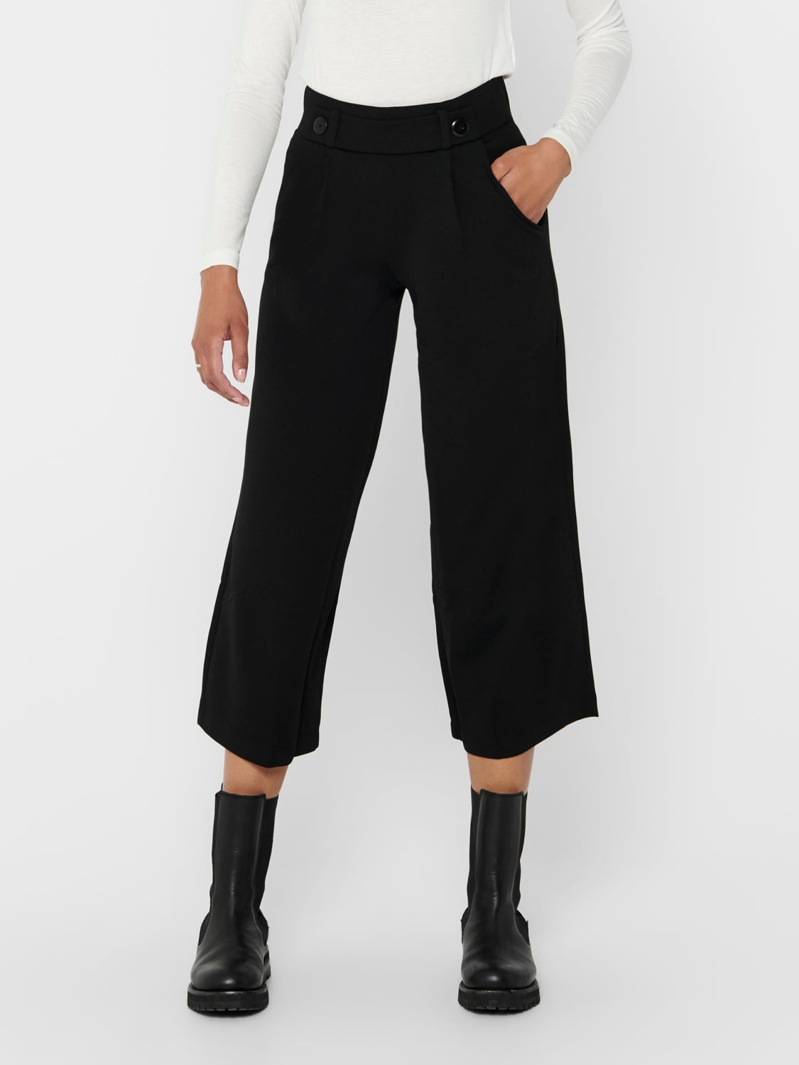 Wide legs ankle Trousers