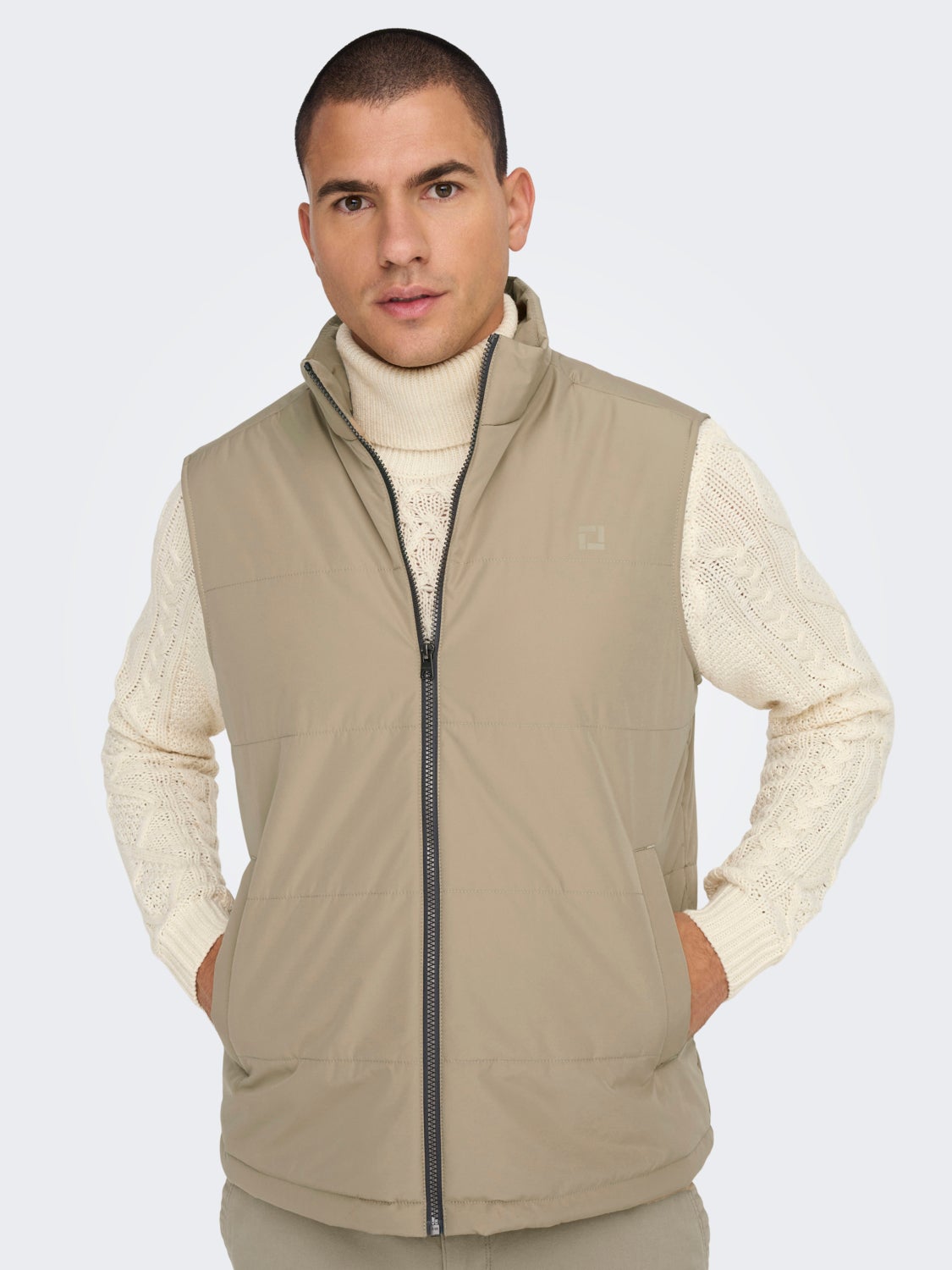 Quilted gillet