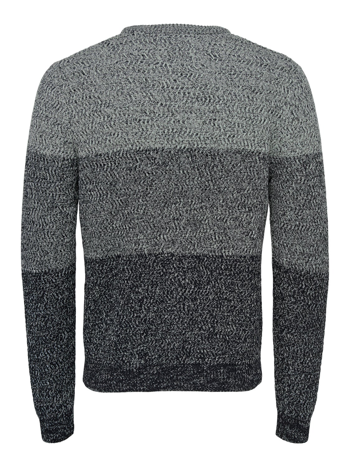 O-neck knitted pullover