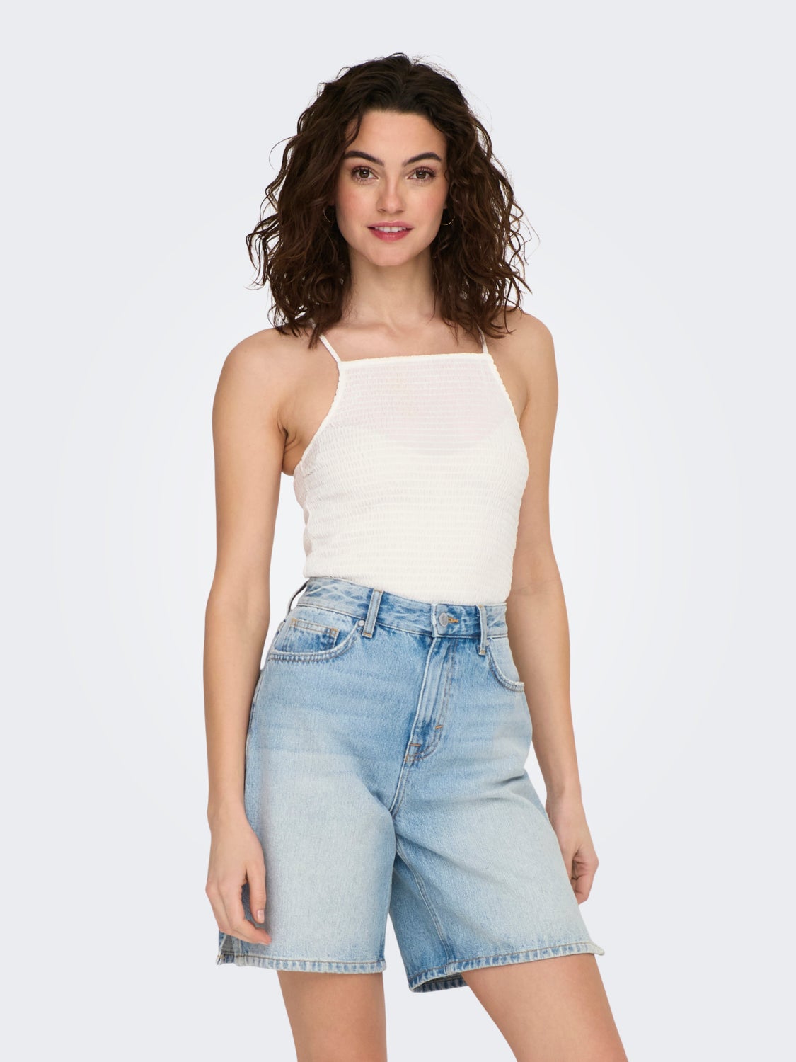 Regular Fit Halter neck Top