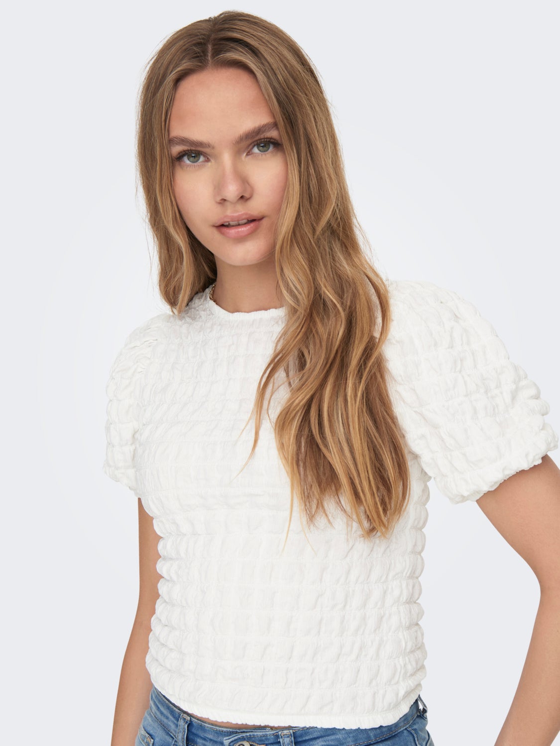 Structured Short Sleeves Top