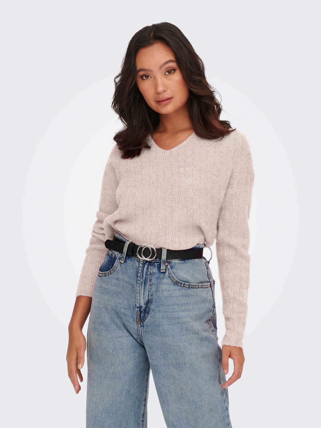 V-neck Knitted Pullover