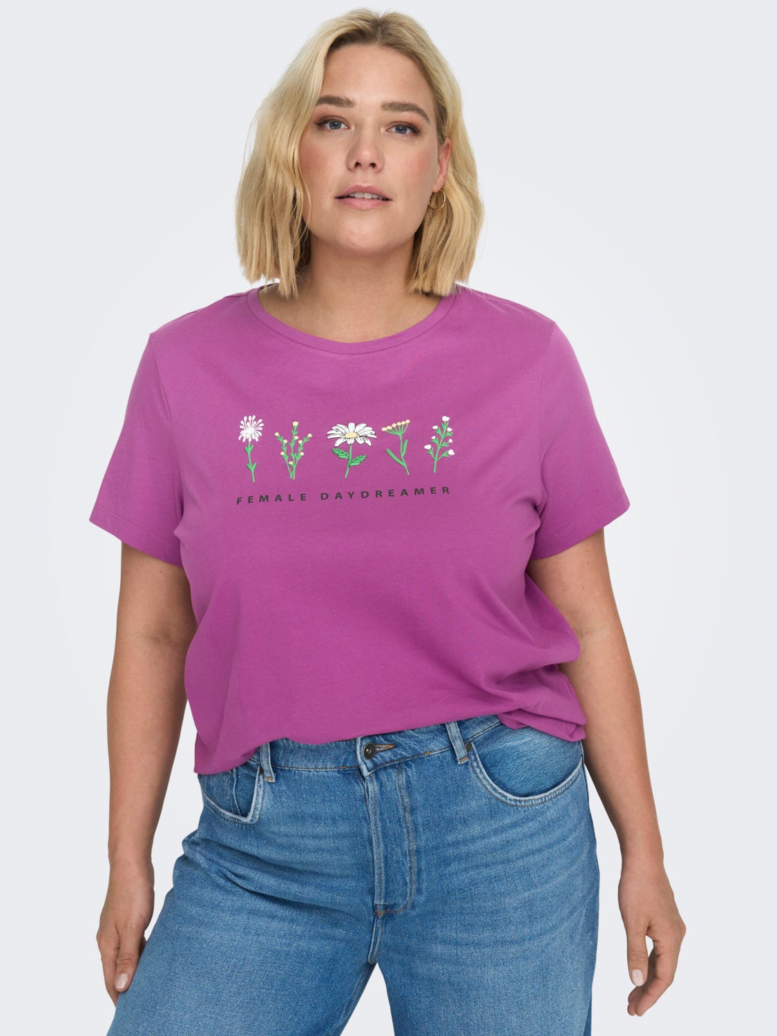 Curvy printed t-shirt