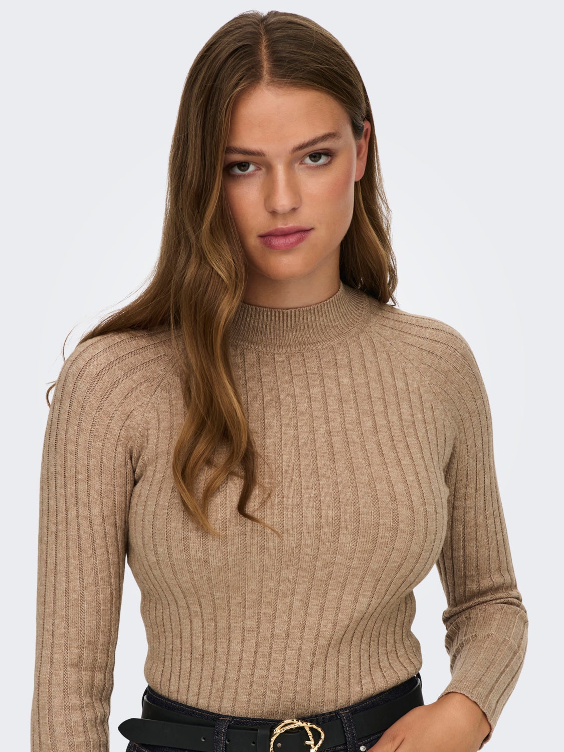 Rib knitted Pullover