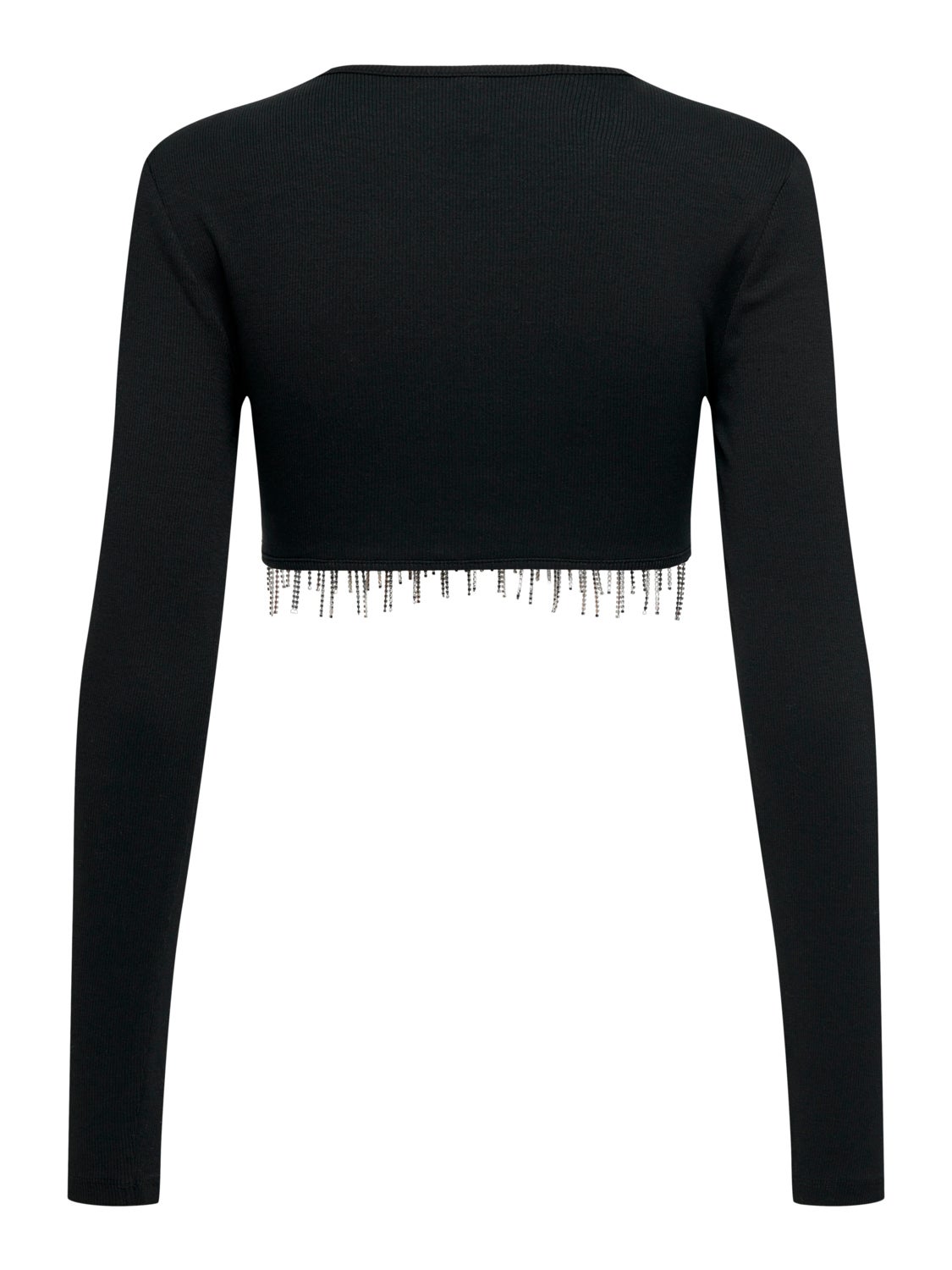 Cropped o-neck top